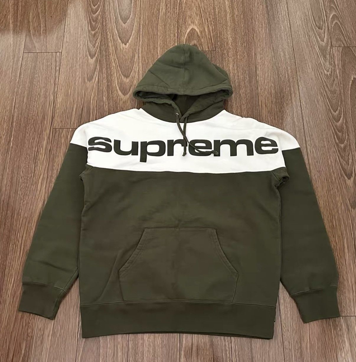 Supreme Blocked Hooded Sweatshirt