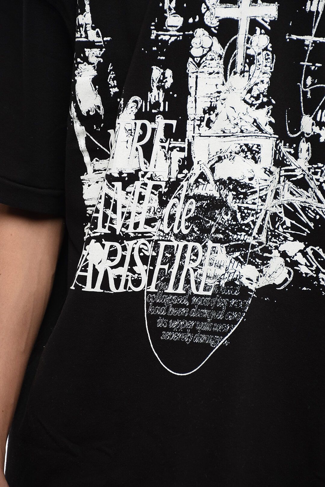 1989 STUDIO og1mm1024 Crewneck T-Shirt in Black Size US S / EU 44-46 / 1 - 3 Thumbnail