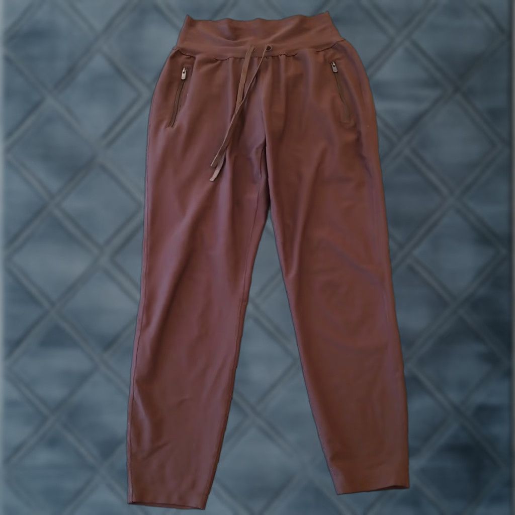 Old Navy Old Navy Pants Womens XS Brown Jogger High Rise Tapered Inseam 26 Pockets Active Powersoft 24x26 Regular Size 26" / US 2 / IT 38 - 1 Thumbnail