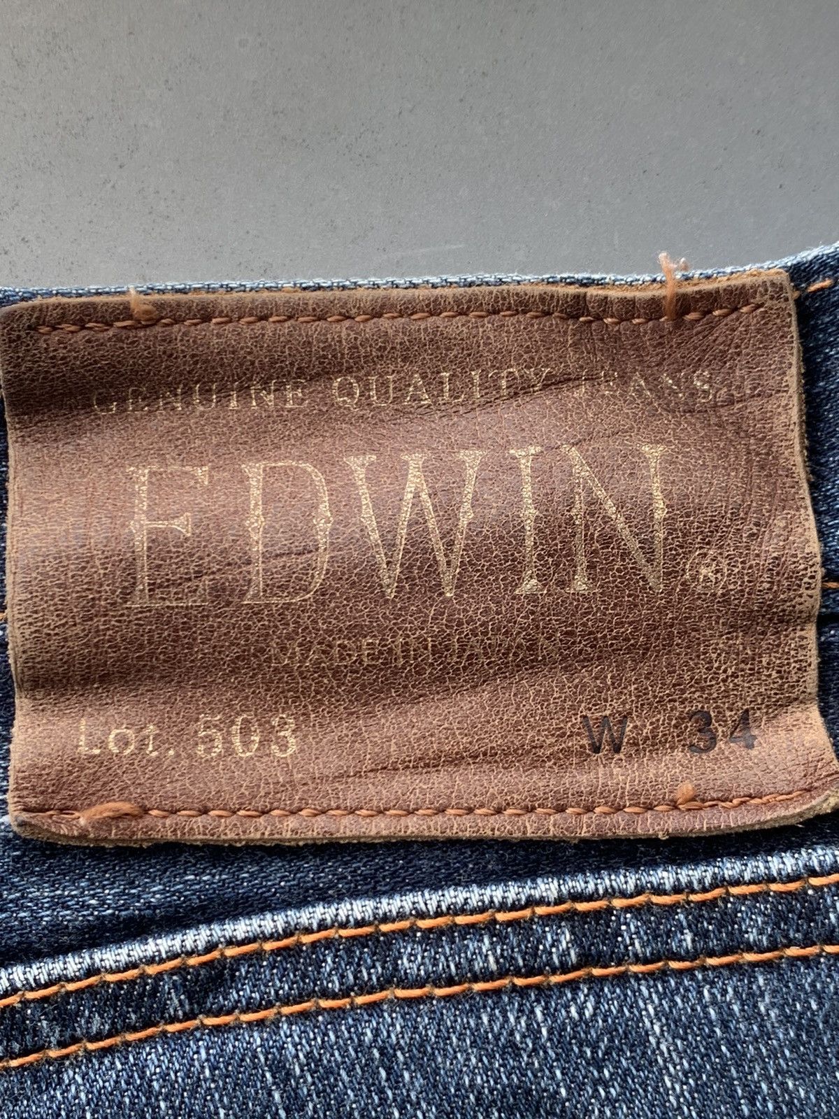 Edwin Edwin 503 faded blue. Size US 34 / EU 50 - 7 Thumbnail