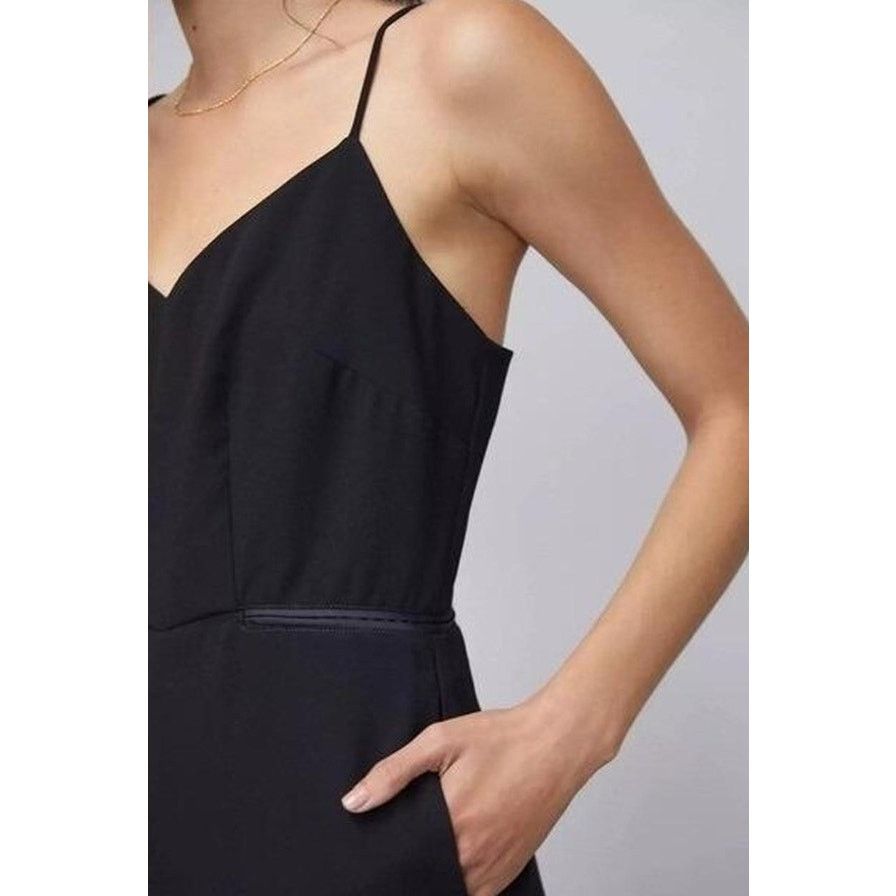 Anthropologie Anthropologie Maeve Magdalena Black Jumpsuit Size 6 Size 28" / US 6 / IT 42 - 9 Thumbnail