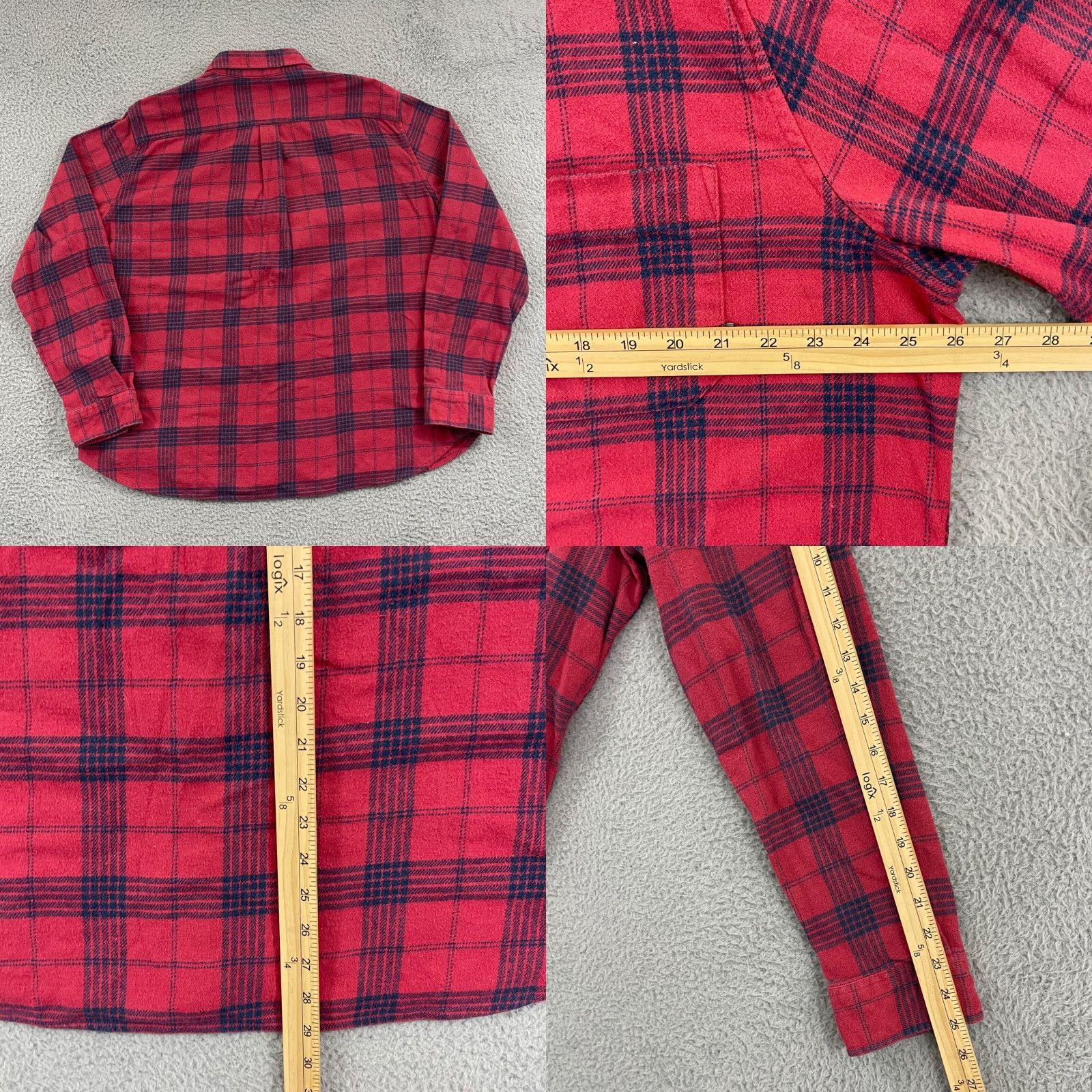 Eddie Bauer Eddie Bauer Shirt Mens 2XL Red Flannel Long Sleeve Plaid Relaxed Hiking Outdoor Size US XXL / EU 58 / 5 - 8 Thumbnail