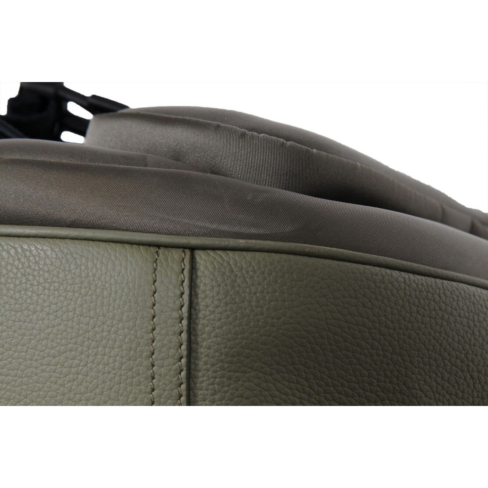 Dior × Sacai Saddle Messenger Bag Olive Green Navy Blue Leather Size ONE SIZE - 18 Thumbnail