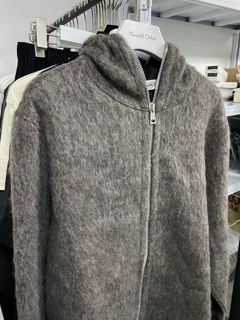 Our Legacy Our Legacy size50 Gray plush hoodie Size US M / EU 48-50 / 2 - 2 Thumbnail