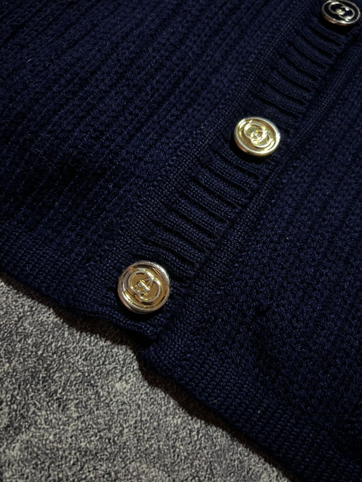 Gucci RARE Gucci 60s-70s Buttom-Ups Wool Cardigan Sweater Size XL / US 12-14 / IT 48-50 - 4 Thumbnail