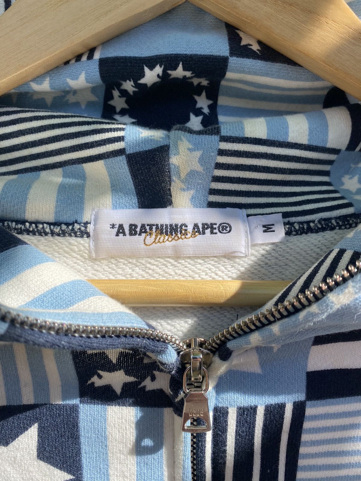 Bape a bathing ape ‘stars n stripes’ fullzip hoodie nigo Size US M / EU 48-50 / 2 - 3 Thumbnail