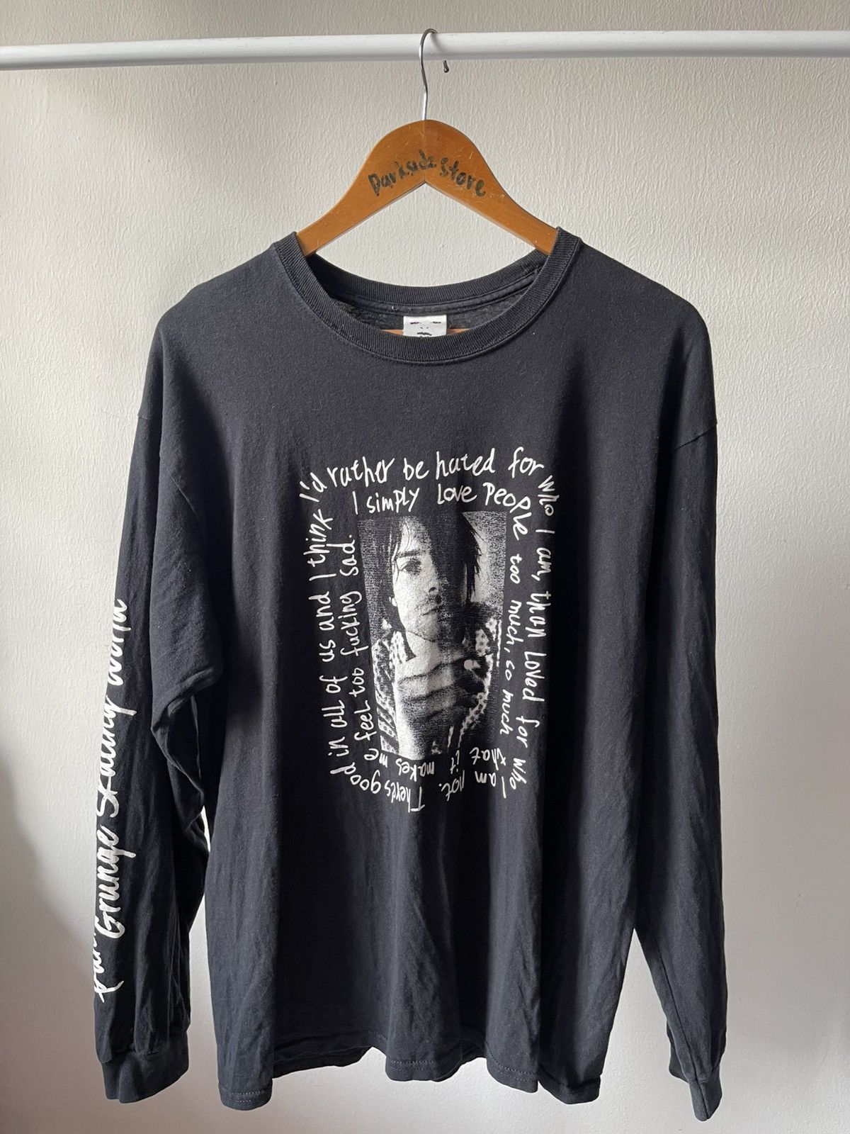 Band Tees X Girl Kurt Cobain Charles peterson Long Sleeve Size US L / EU 52-54 / 3 - 3 Thumbnail