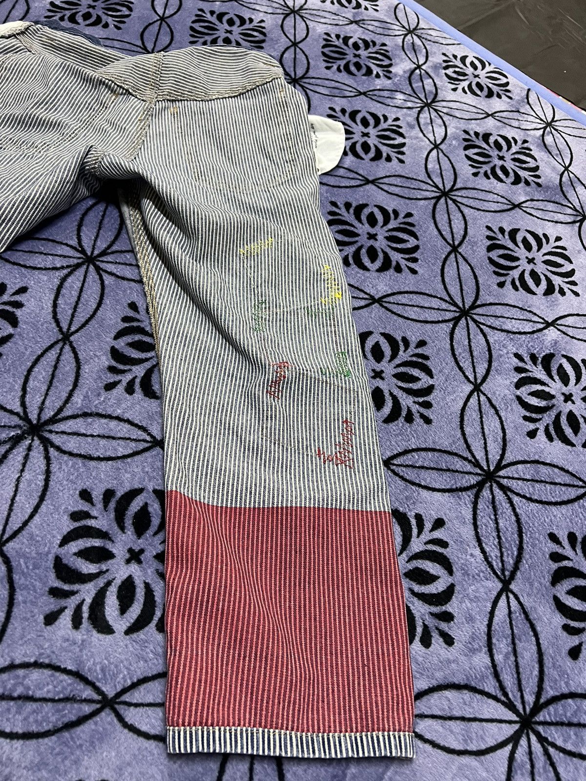 Peanuts × Vintage PEANUTS - Patchwork jeans Size 30" / US 8 / IT 44 - 5 Thumbnail