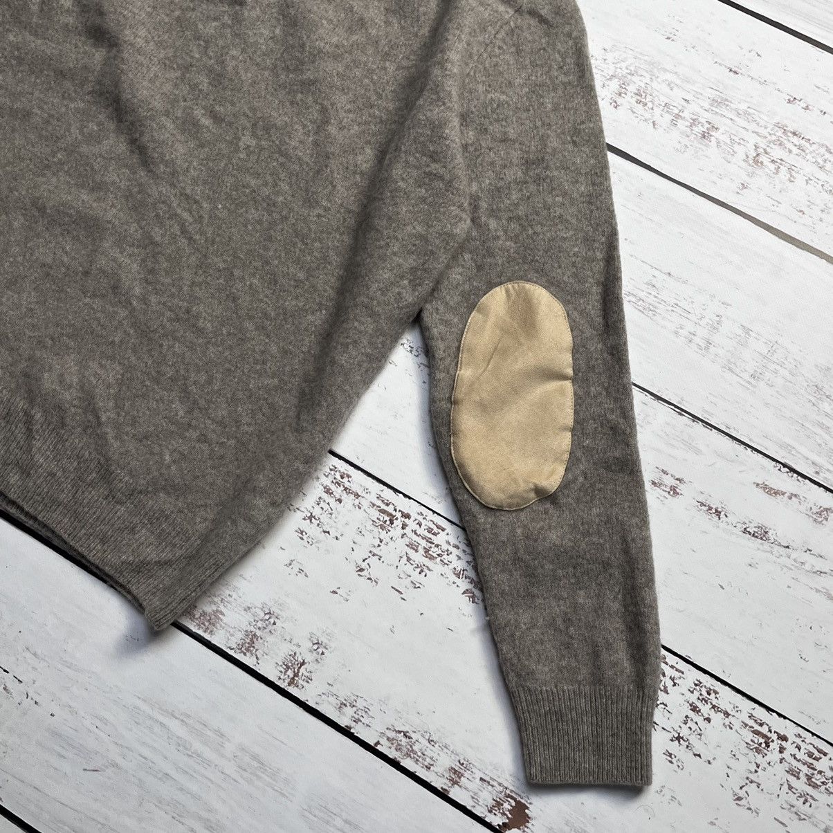 Barbour × Vintage Barbour Essential Patch Sweater Wool Knitted Vintage Y2K Size US M / EU 48-50 / 2 - 8 Thumbnail