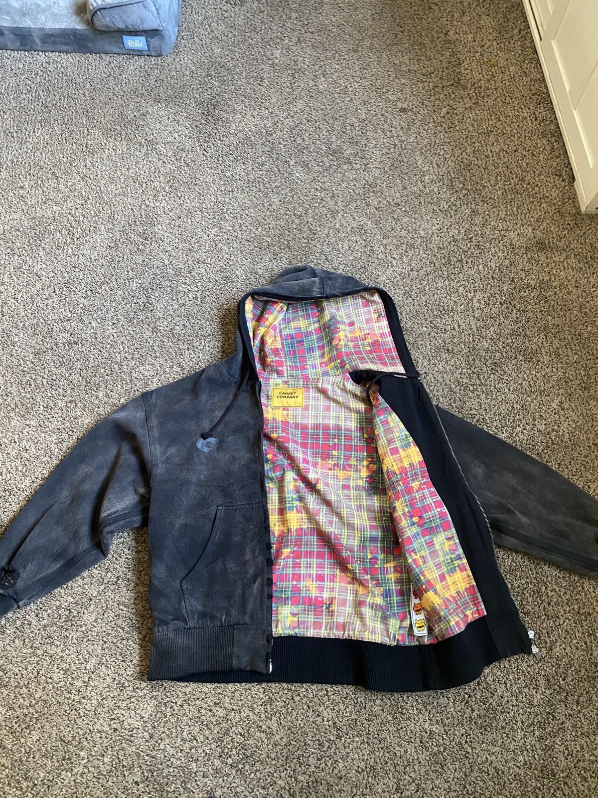Carpet Company CARPET COMPANY - BEAT UP HOODED DENIM JACKET Size US M / EU 48-50 / 2 - 1 Thumbnail