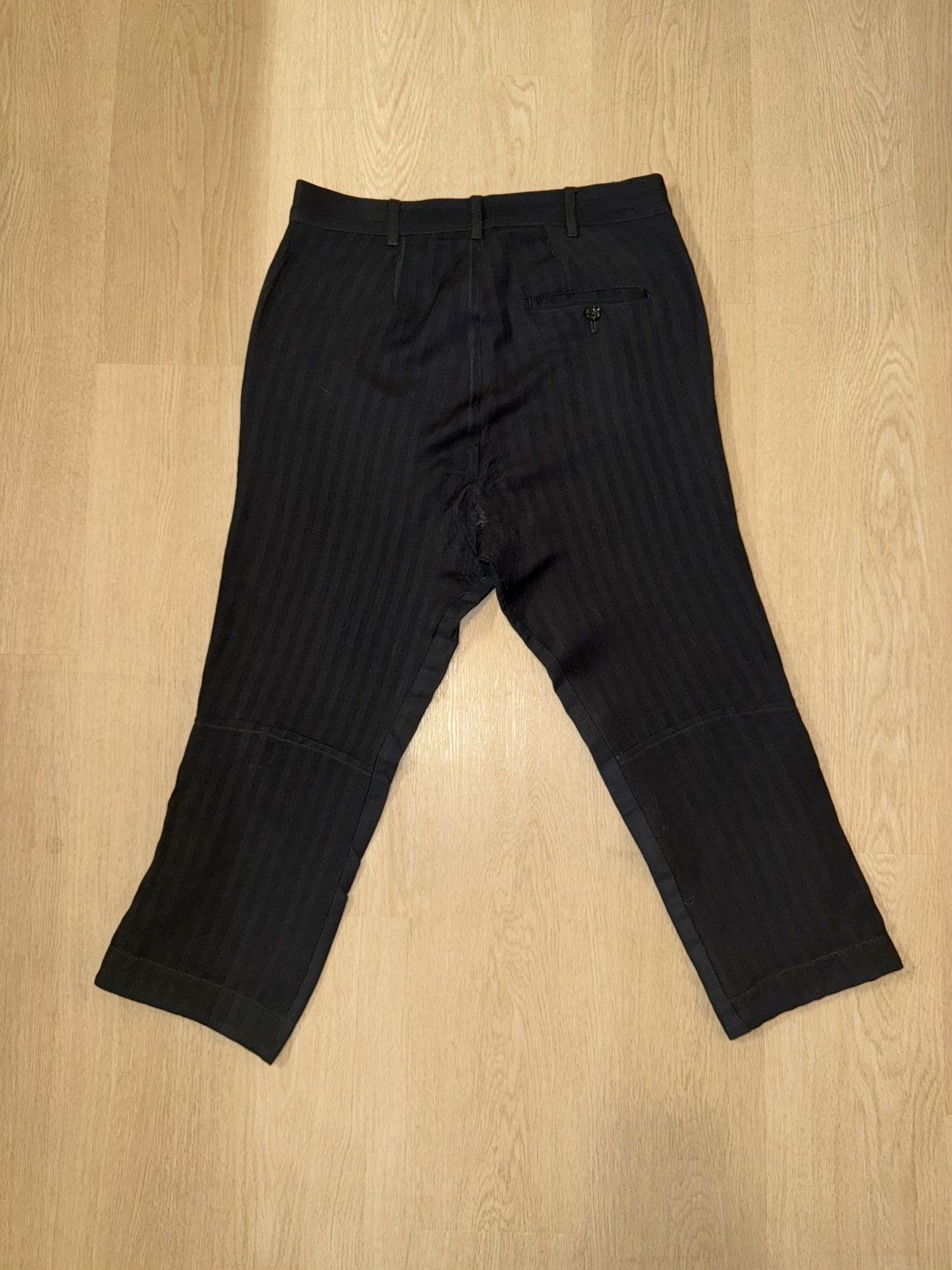 Ann Demeulemeester FW18 Button-Hem Cropped Pants Size US 32 / EU 48 - 2 Thumbnail