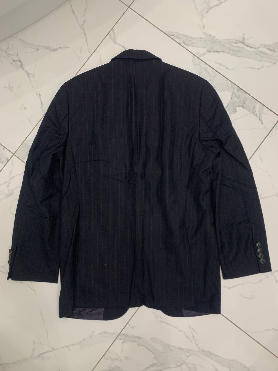 DAKS 🔥DAKS Men's Black Wool Single Breasted Suit Blazer Jacket Size 38R - 5 Thumbnail