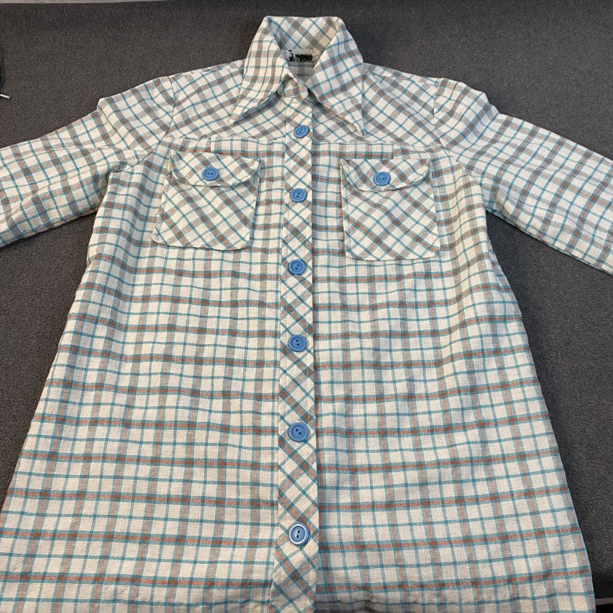 Other Jeanette Maternities Womans Plaid Shirt Sz S/M EUC Size M / US 6-8 / IT 42-44 - 3 Thumbnail