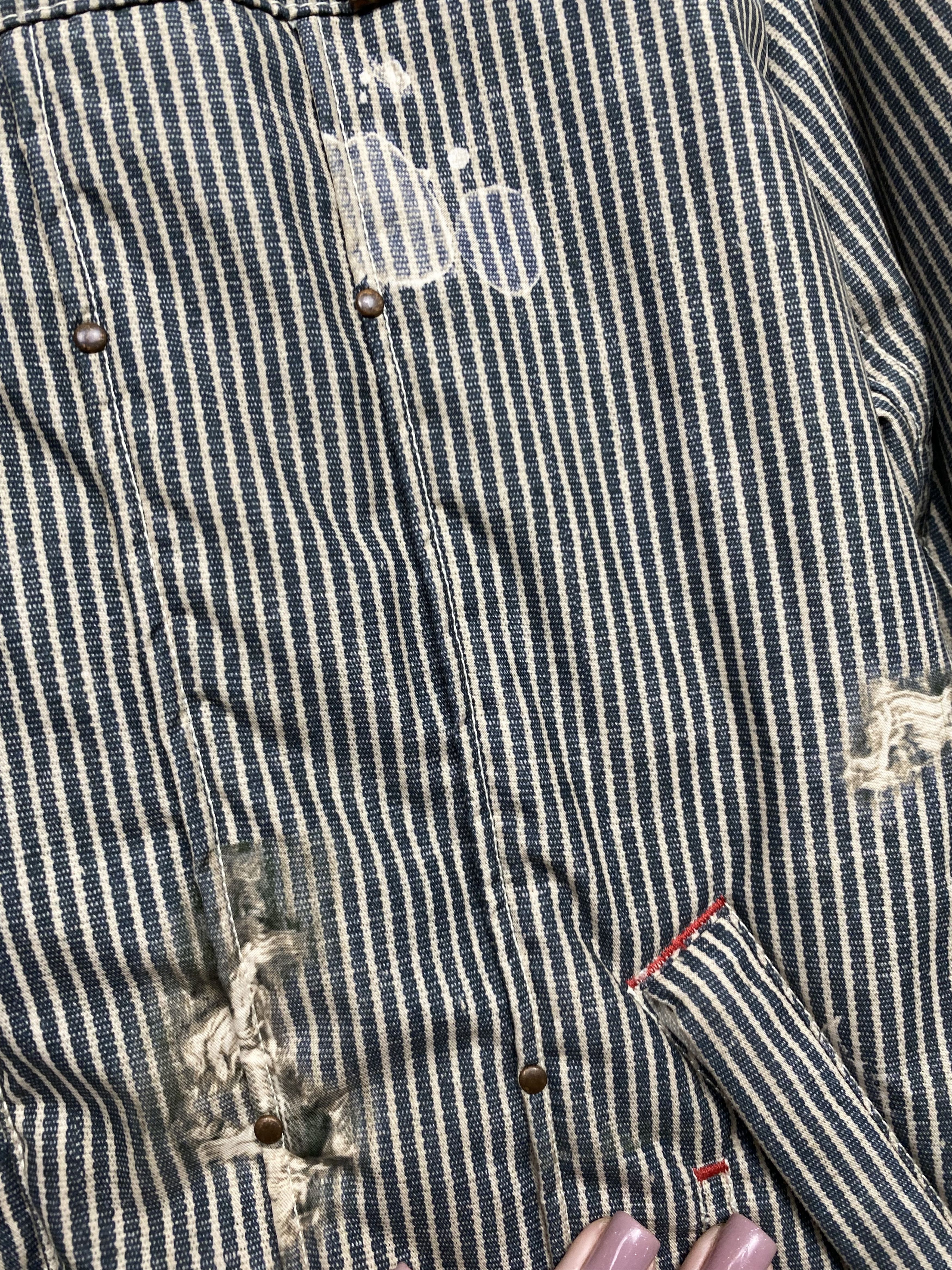 Diesel Diesel Vintage Mens Distressed Print Jacket Size US L / EU 52-54 / 3 - 7 Thumbnail