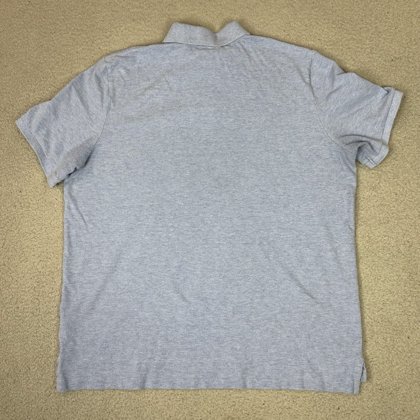 Polo Ralph Lauren VINTAGE Polo Ralph Lauren Polo Shirt XL Blue Logo Classic Mens Regular Short Sleeve Collared 100% Cotton Size US XL / EU 56 / 4 - 5 Thumbnail