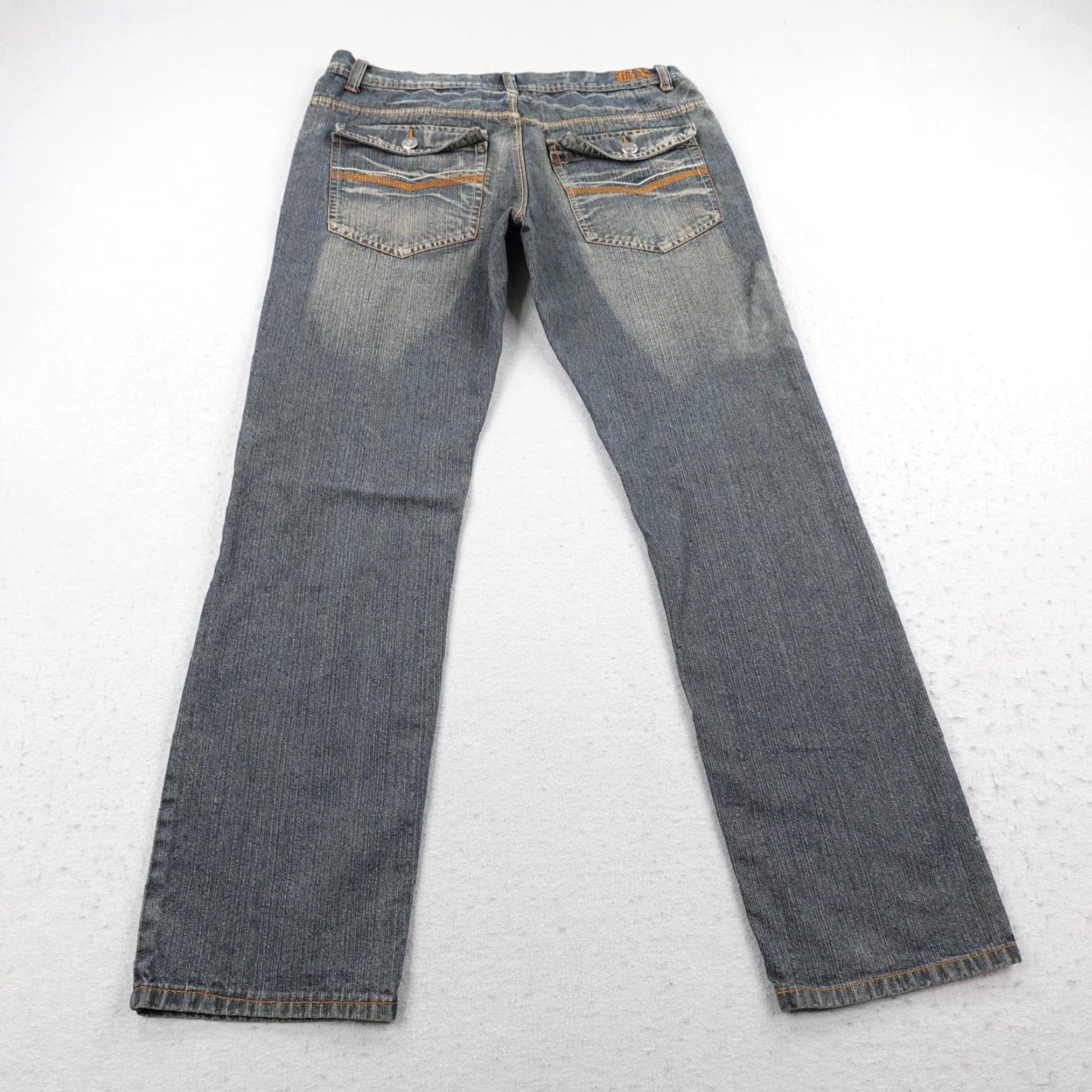 Express VINTAGE Brooklyn Xpress Jeans Mens 38x34 Blue Denim Faded Y2K Pants Size US 38 / EU 54 - 5 Thumbnail
