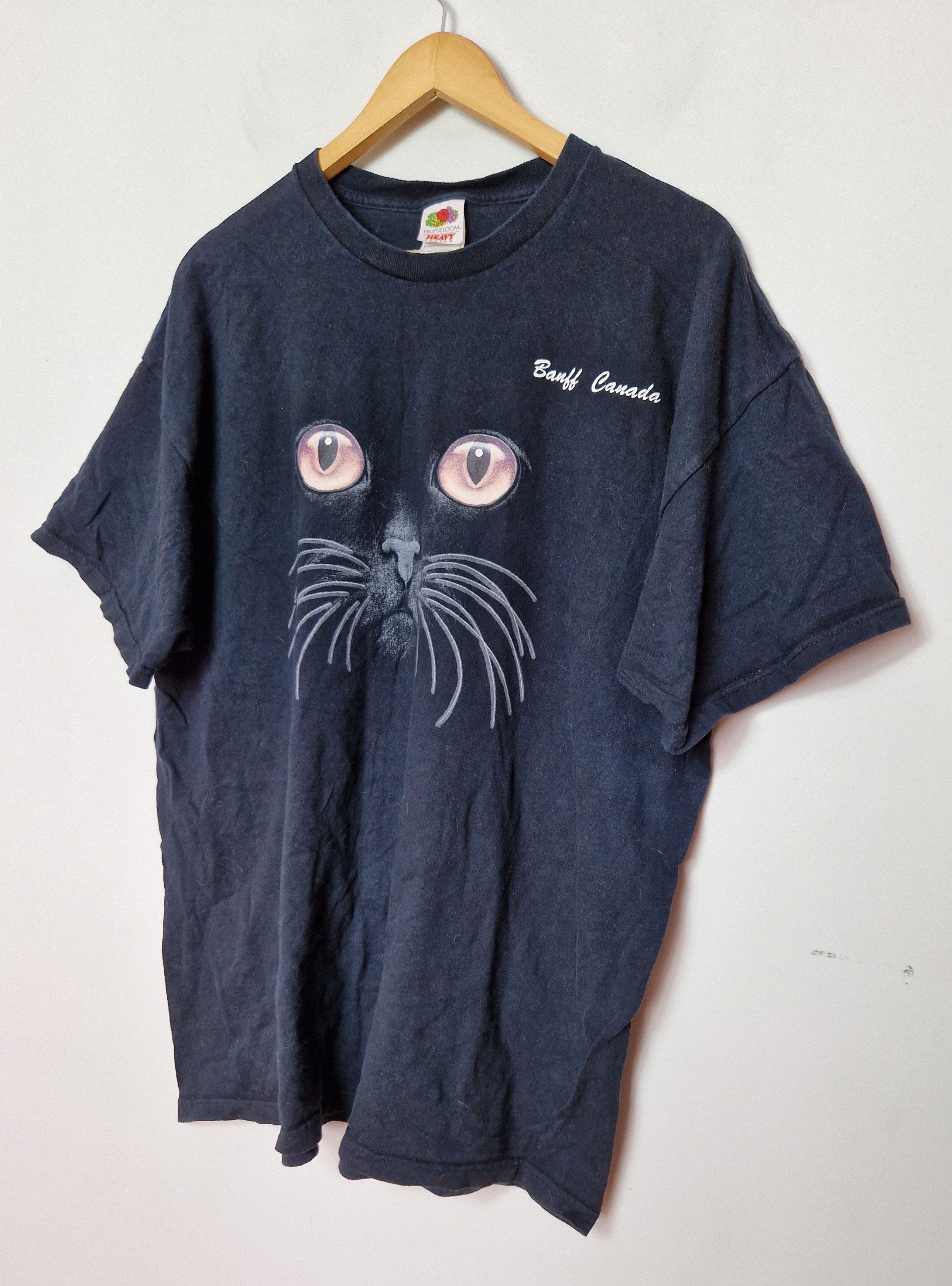Vintage vintage cats eye cat face heavy cotton tee Size US XXL / EU 58 / 5 - 3 Thumbnail