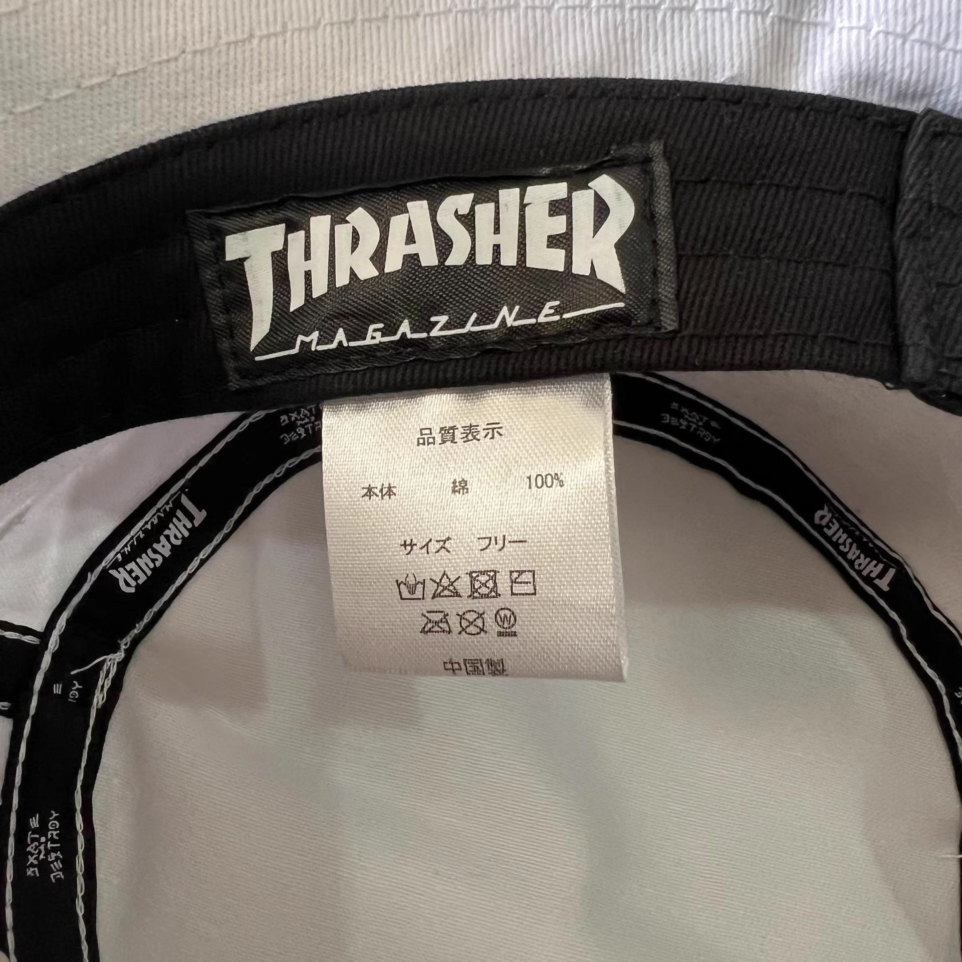 Thrasher THRASHER Flame Logo Embroidered Bucket Hat Q7 Size ONE SIZE - 6 Thumbnail