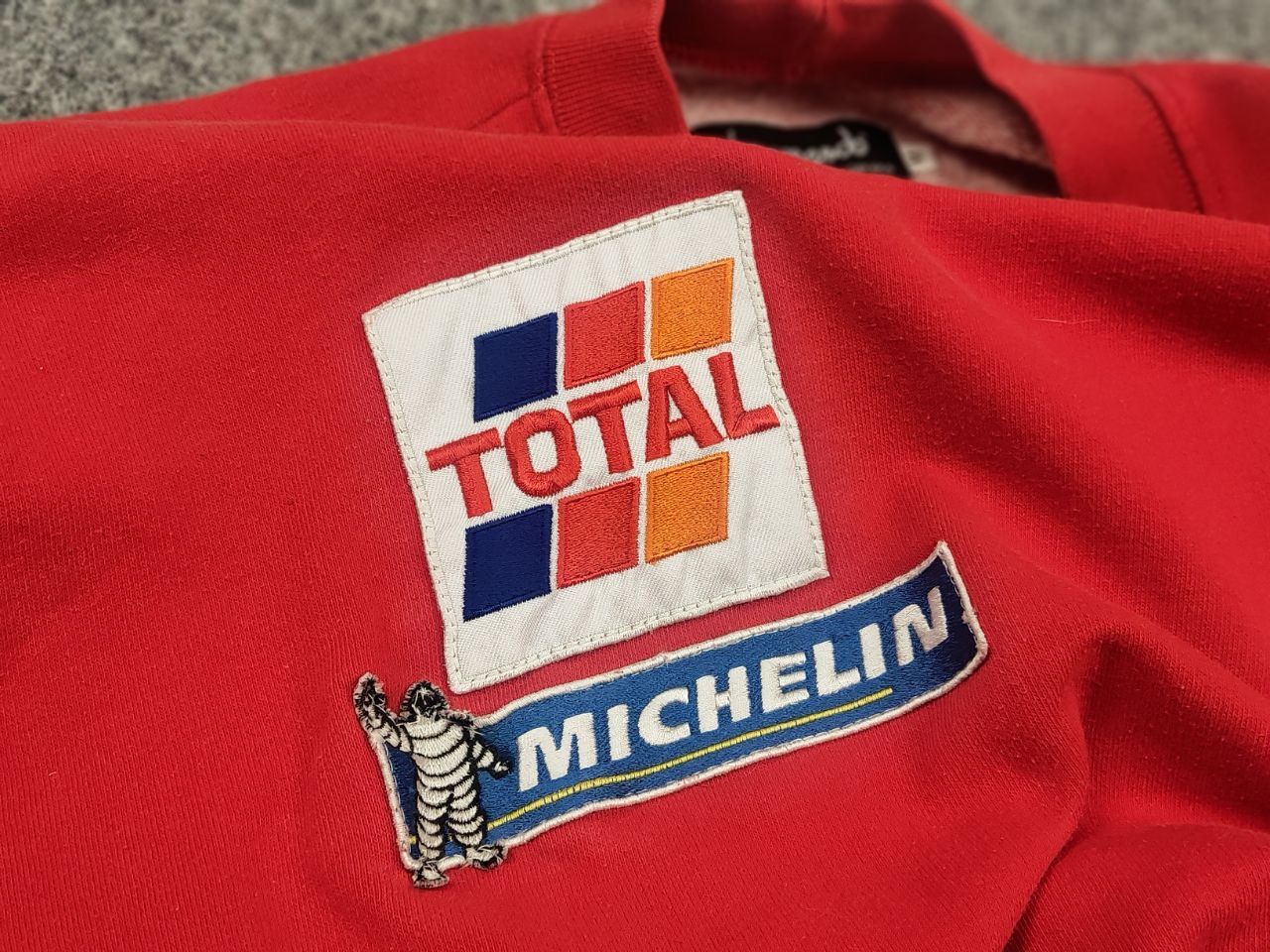 Vintage Vintage 90's Citroen Sport Total Team racing red Sweatshirt Size US S / EU 44-46 / 1 - 16 Thumbnail