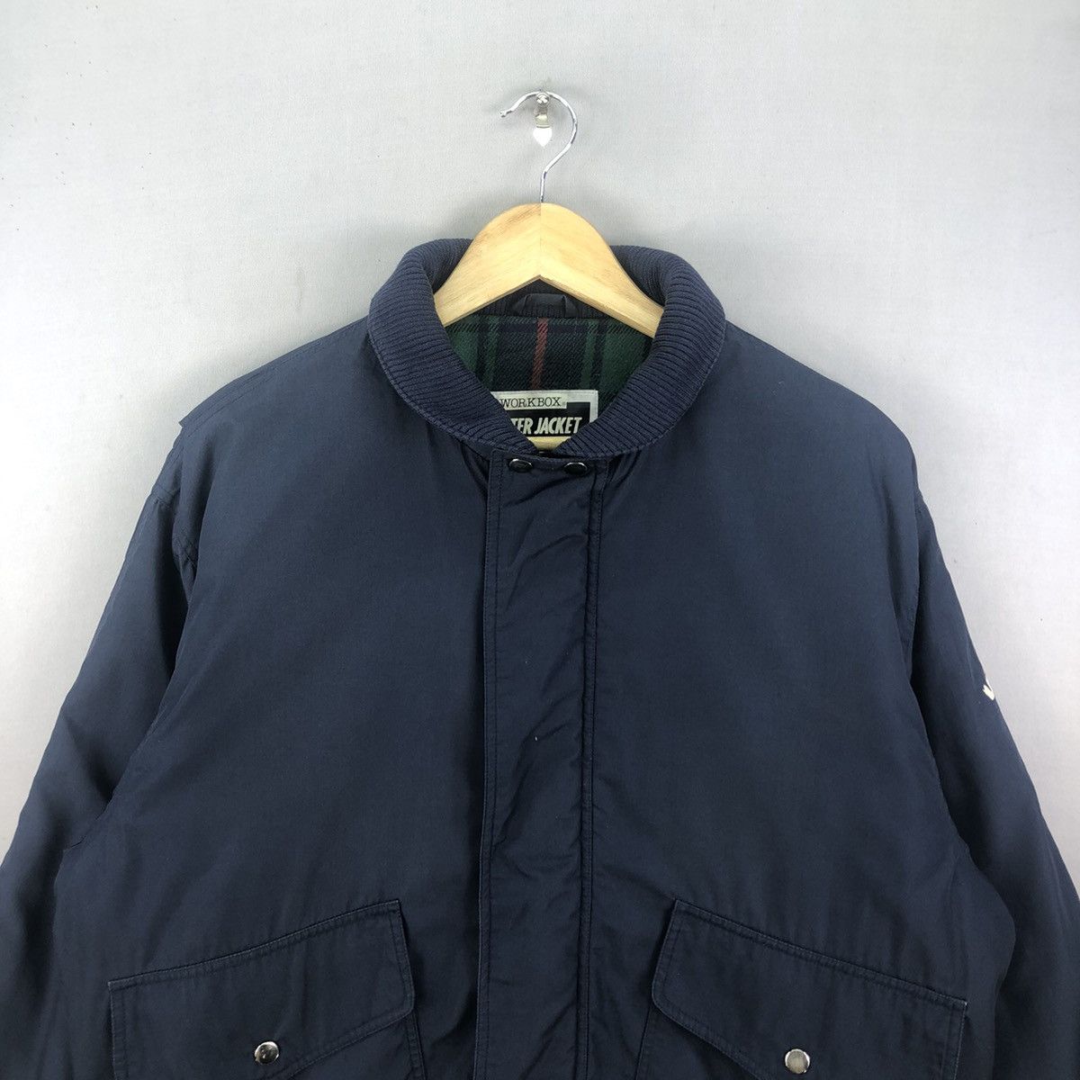 Japanese Brand Vintage 90’s Japan Work Winter Jacket Size US L / EU 52-54 / 3 - 4 Thumbnail