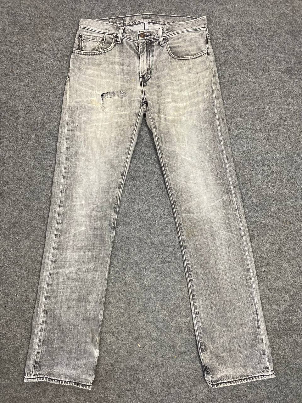 Levi's levis 502 faded black distressed denim nice design Size US 34 / EU 50 - 9 Thumbnail
