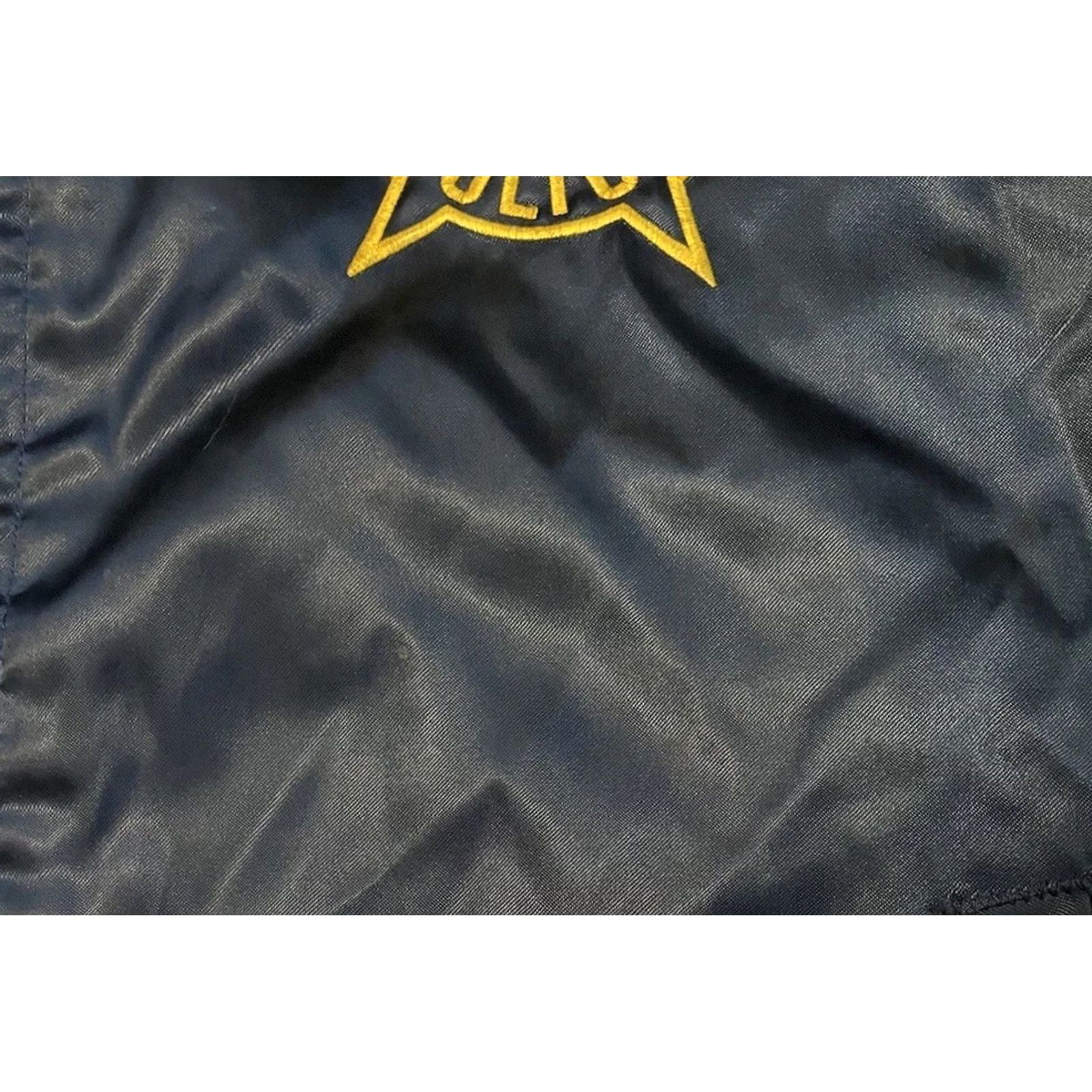Vintage Vtg 80s Chicago Police Satin Jacket L XL Illinois Army Military Grunge 70s Size US L / EU 52-54 / 3 - 6 Thumbnail