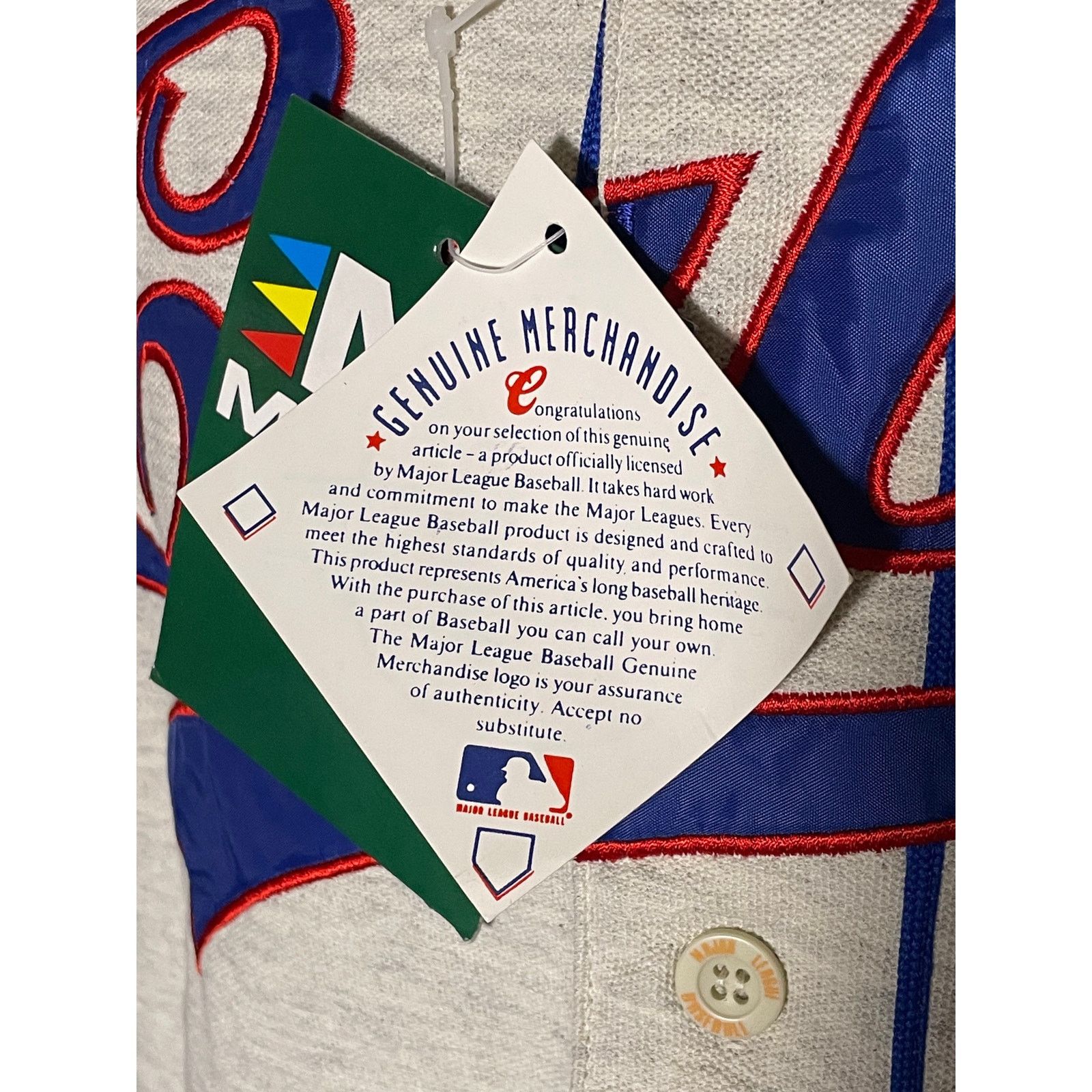 Mirage Rare Mirage MLB Chicago Cubs Sosa 21 Baseball Jersey Y2K Size US L / EU 52-54 / 3 - 8 Thumbnail