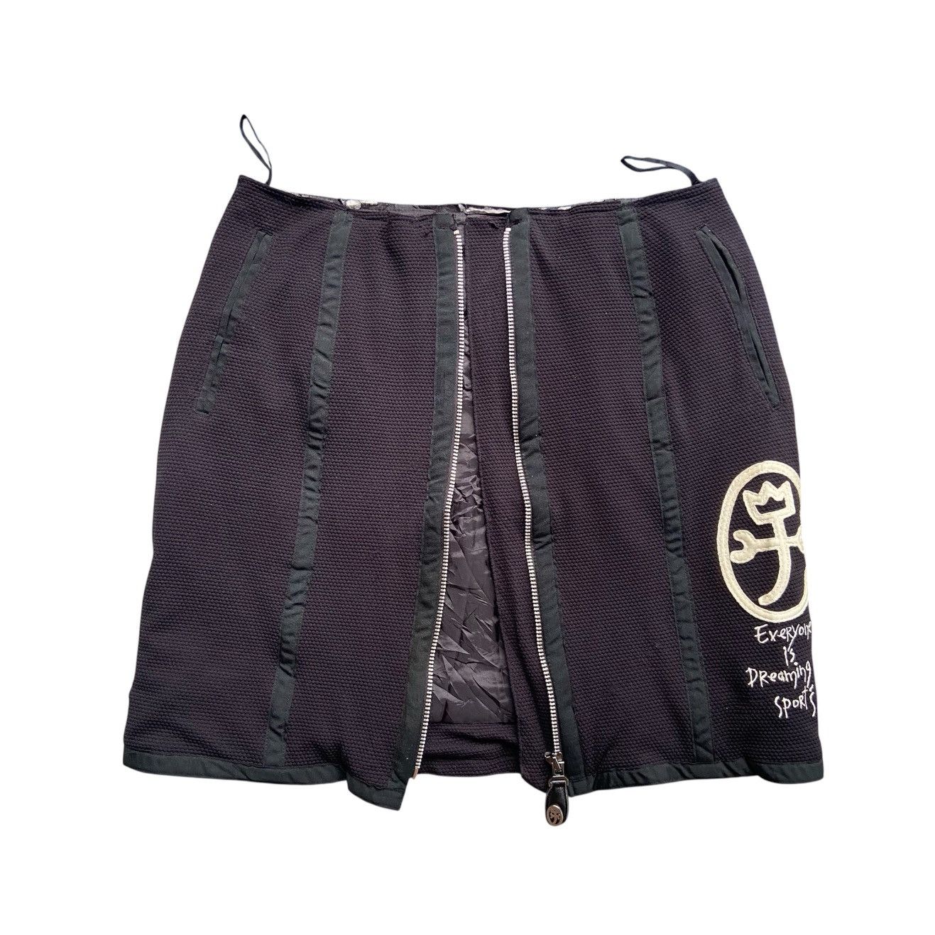 Jean Charles De Castelbajac Jean Charles de Castelbajac Mini Zipper Skirt Size 29" - 3 Thumbnail