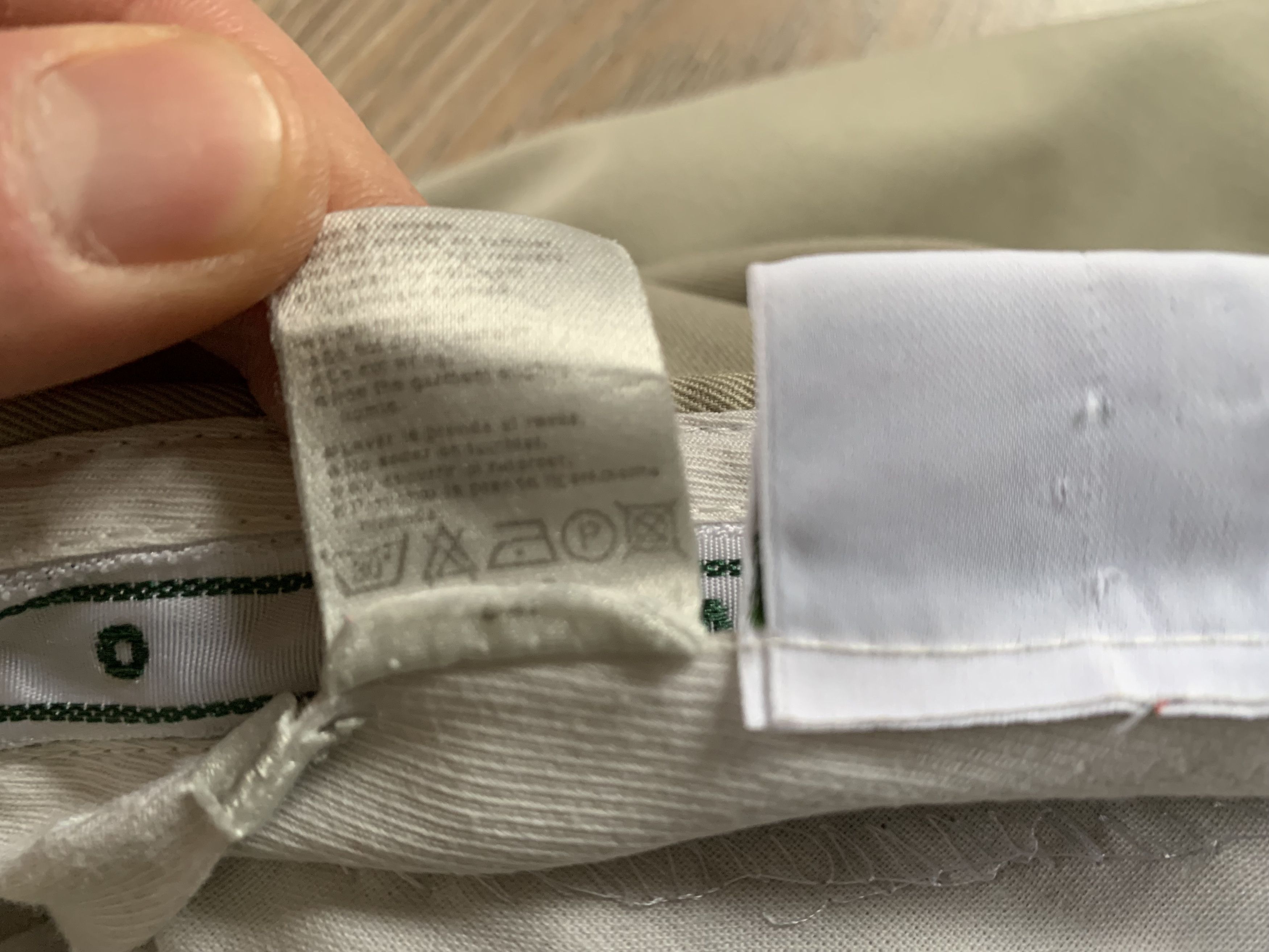 Lacoste × Vintage Vintage Lacoste Grey Trousers Size US 32 / EU 48 - 10 Thumbnail