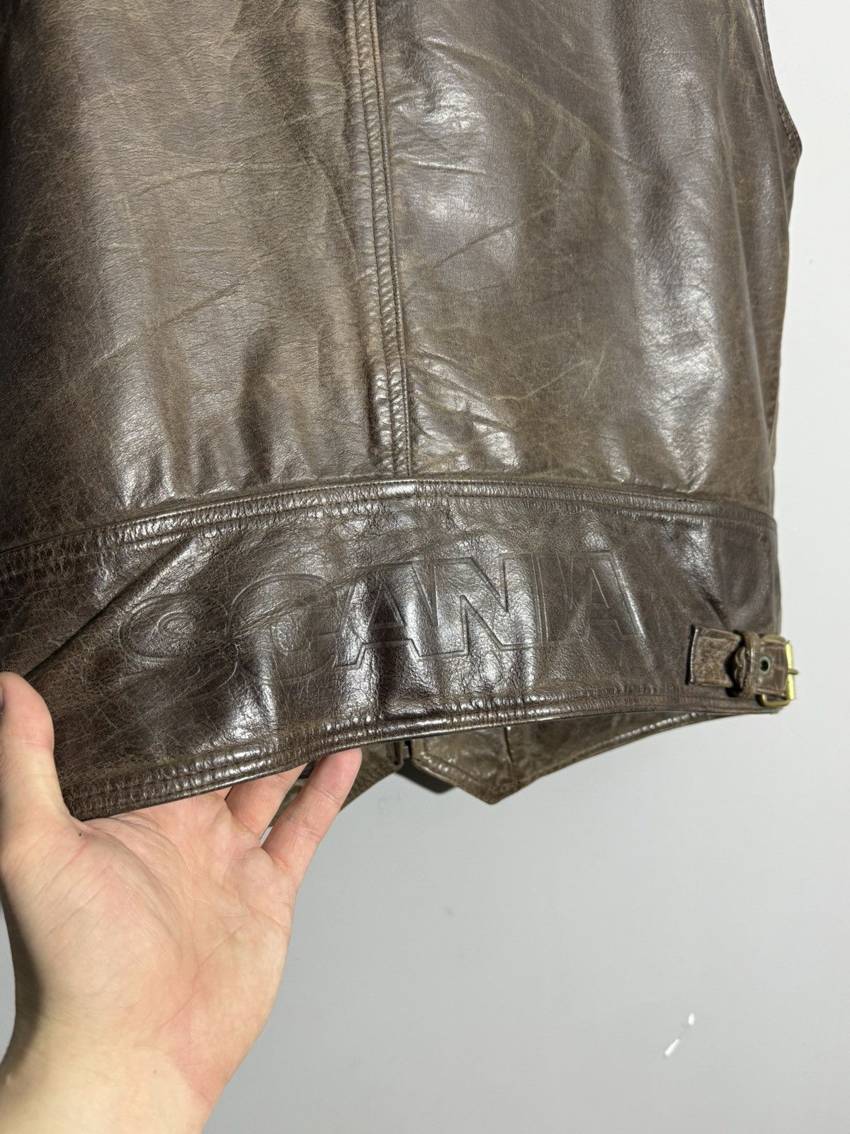 Other Vintsge Scania leather vest size M Size US M / EU 48-50 / 2 - 13 Thumbnail