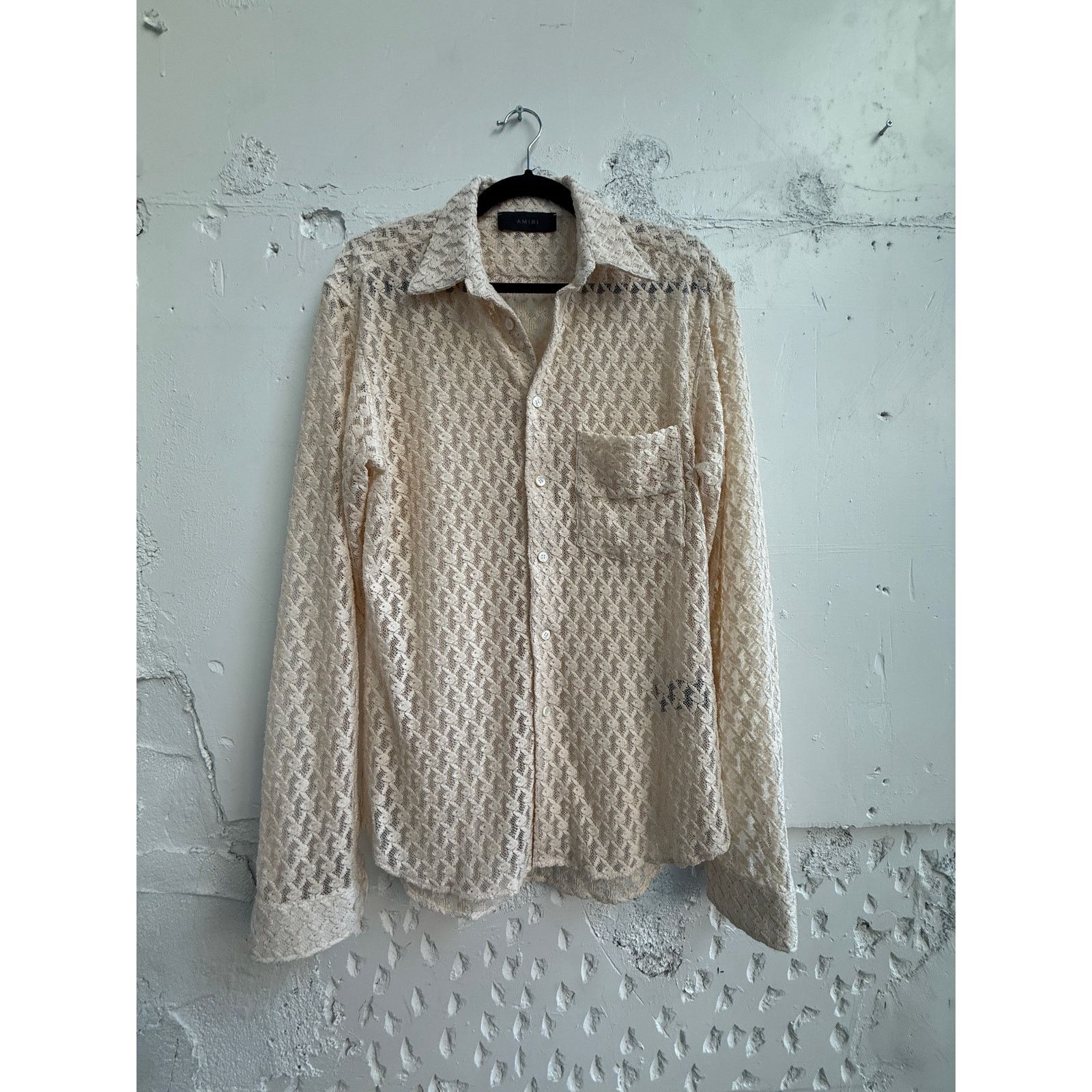 Amiri Amiri Playboy Pattern Lace Shirt Size US M / EU 48-50 / 2 - 1 Thumbnail