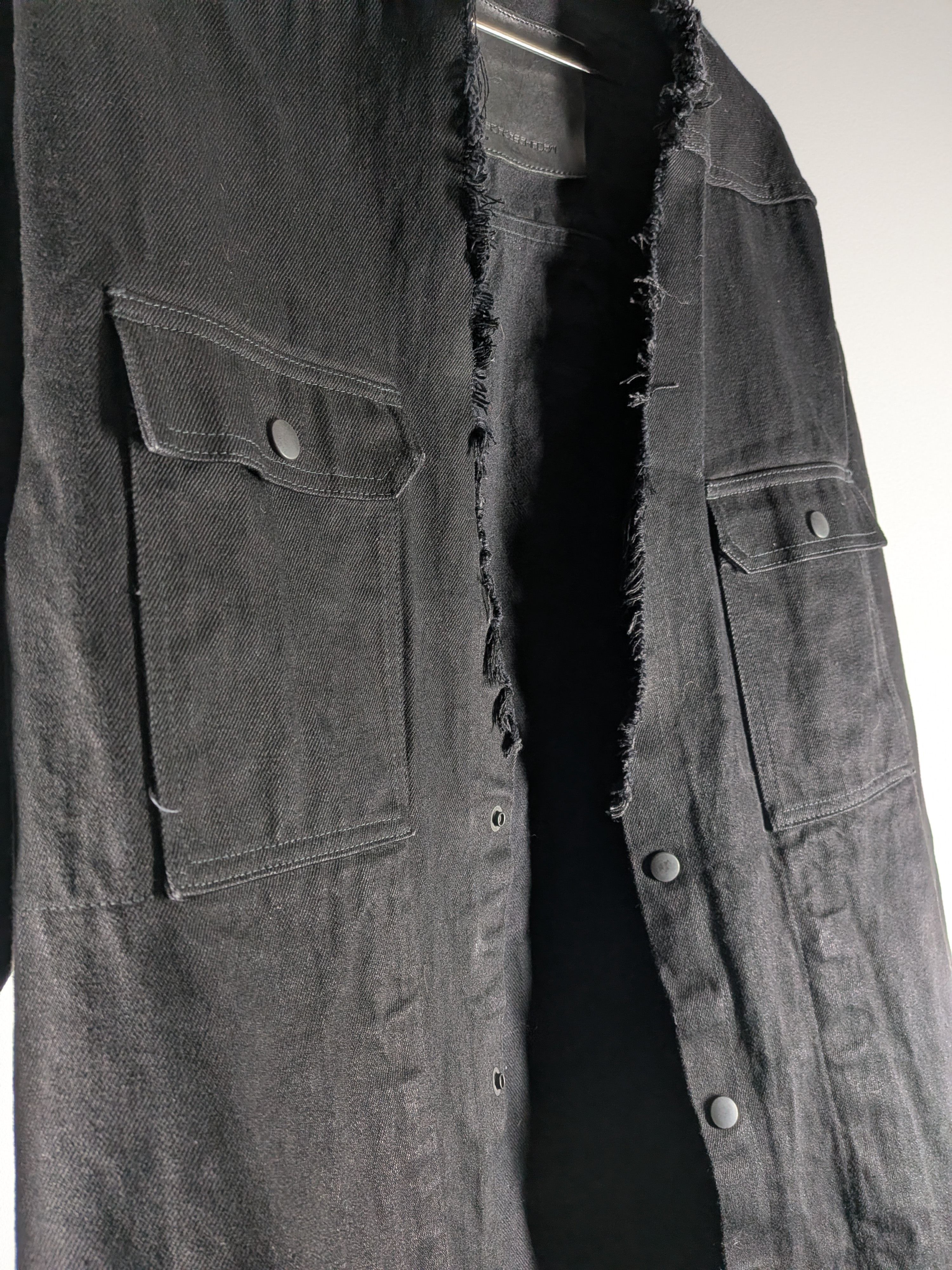 Rick Owens Drkshdw Rick Owens DRKSHDW Japanese Denim Overshirt Jacket Size US M / EU 48-50 / 2 - 3 Thumbnail