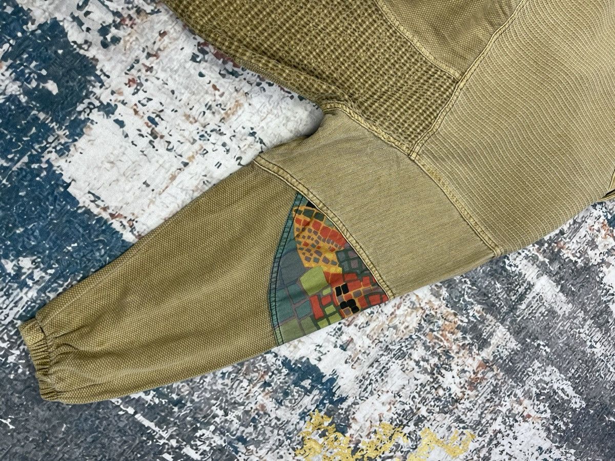 Vintage Vintage Beige Floral Patchwork Boho Jacket Size US L / EU 52-54 / 3 - 9 Thumbnail