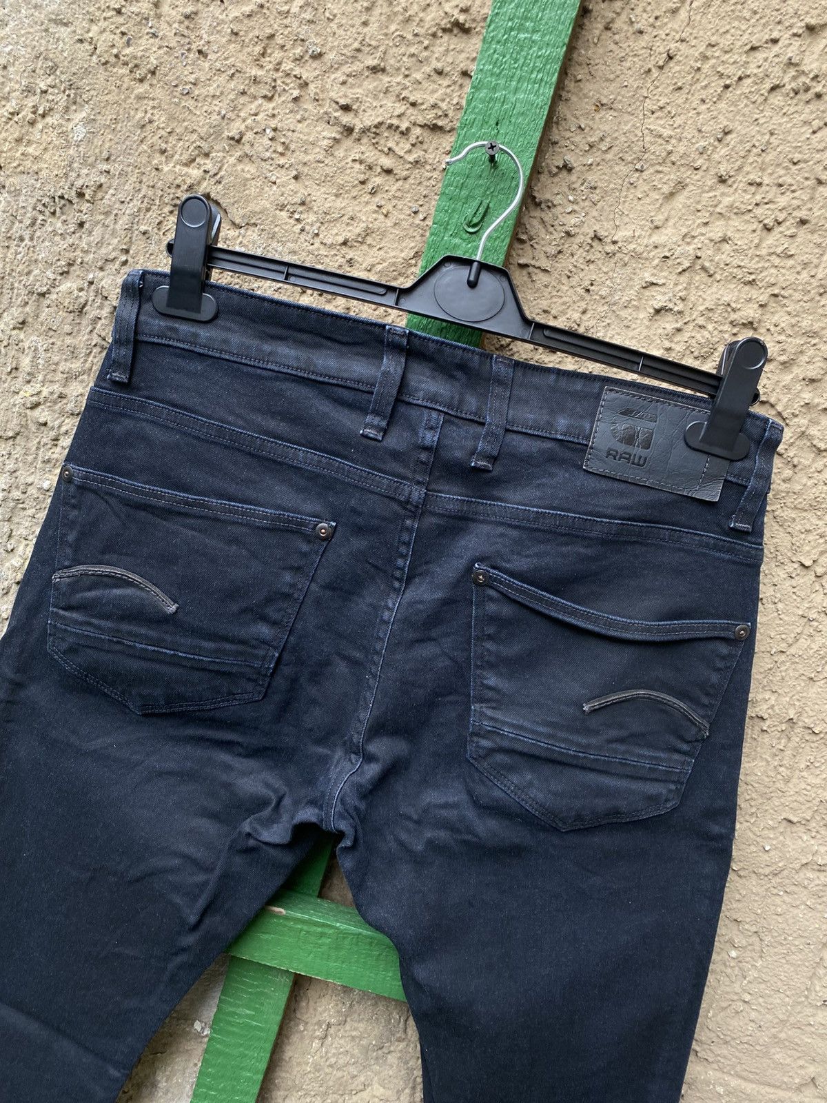 G-Star G Star Raw Revend Super Slim Waxed Denim Jeans Pants 32/32 Size US 32 / EU 48 - 5 Thumbnail
