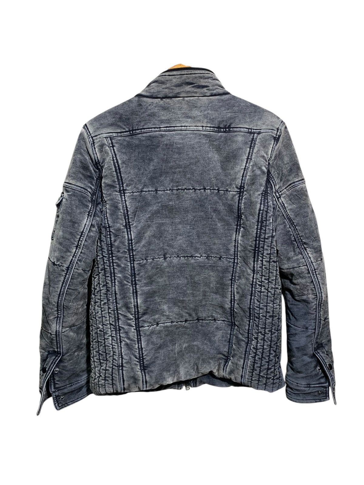 Japanese Brand × semanticdesign 🔥SEMANTIC DESIGN ACID WASHED BIKERS JACKET Size US XL / EU 56 / 4 - 6 Thumbnail