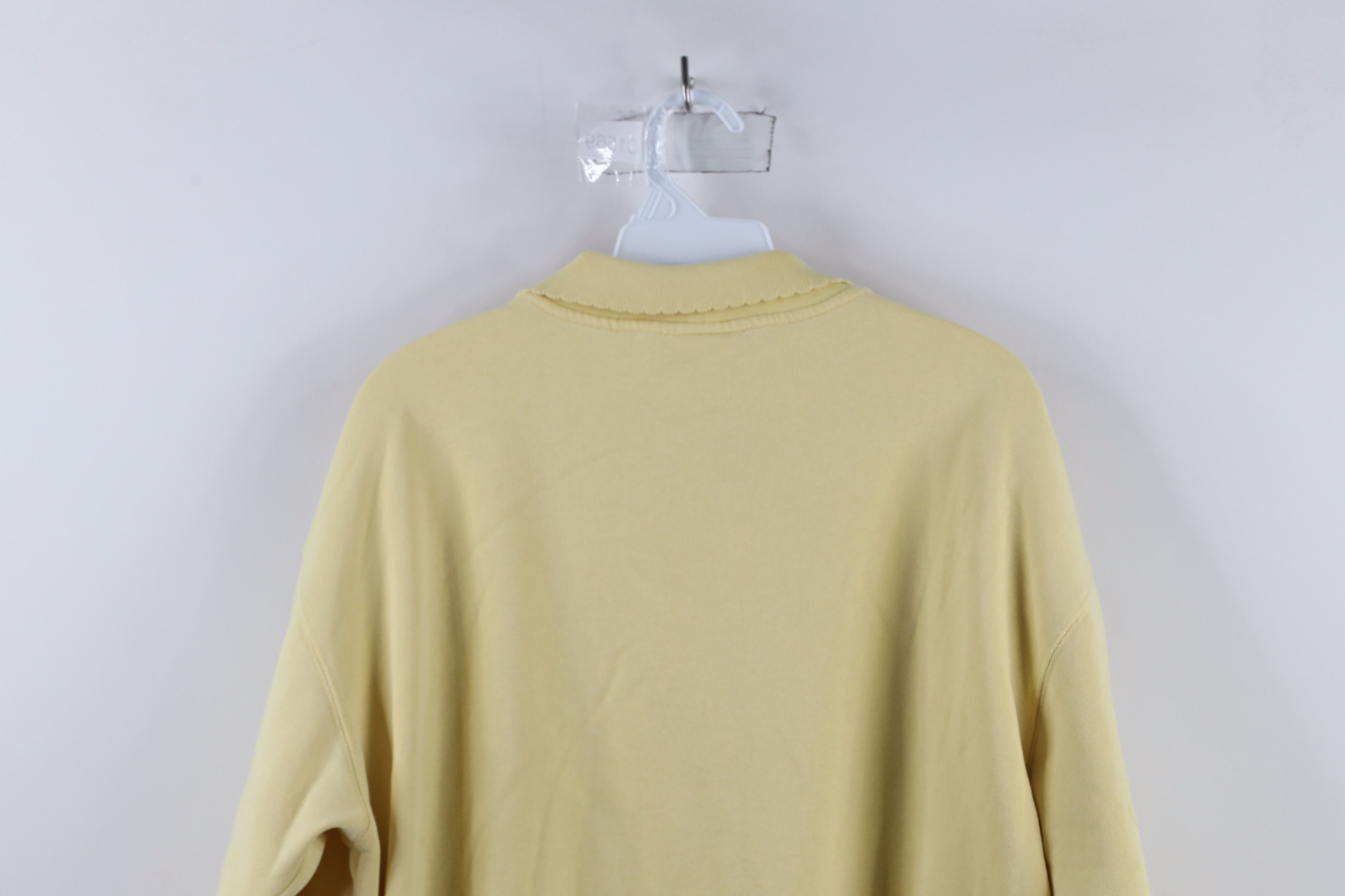 Vintage Vintage 90s Country Primitive Garden Bee Collared Sweatshirt Size L / US 10 / IT 46 - 10 Thumbnail