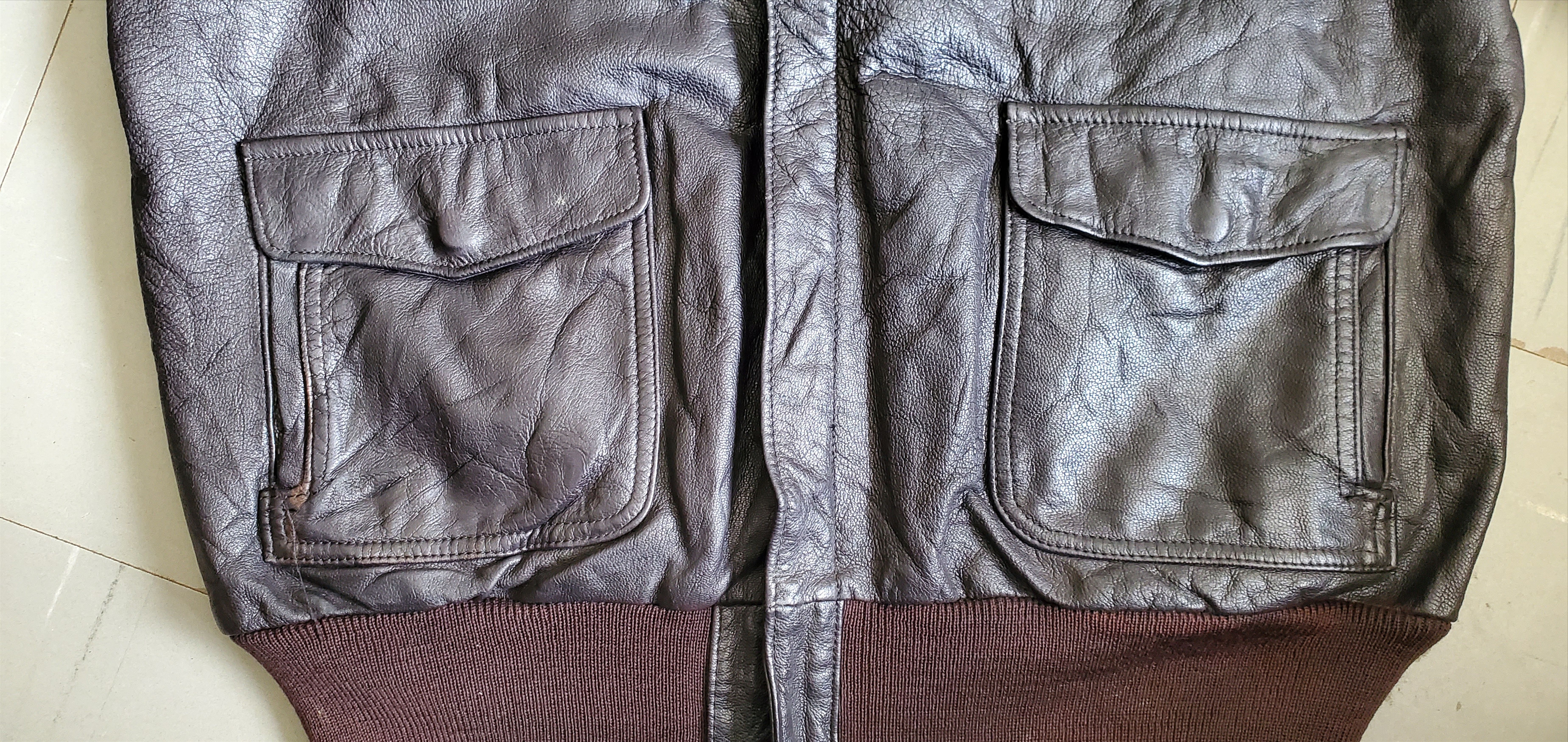 L.L. Bean Vintage L.L Bean Flying Tiger Goatskin Cockpit Jacket Size US S / EU 44-46 / 1 - 6 Thumbnail