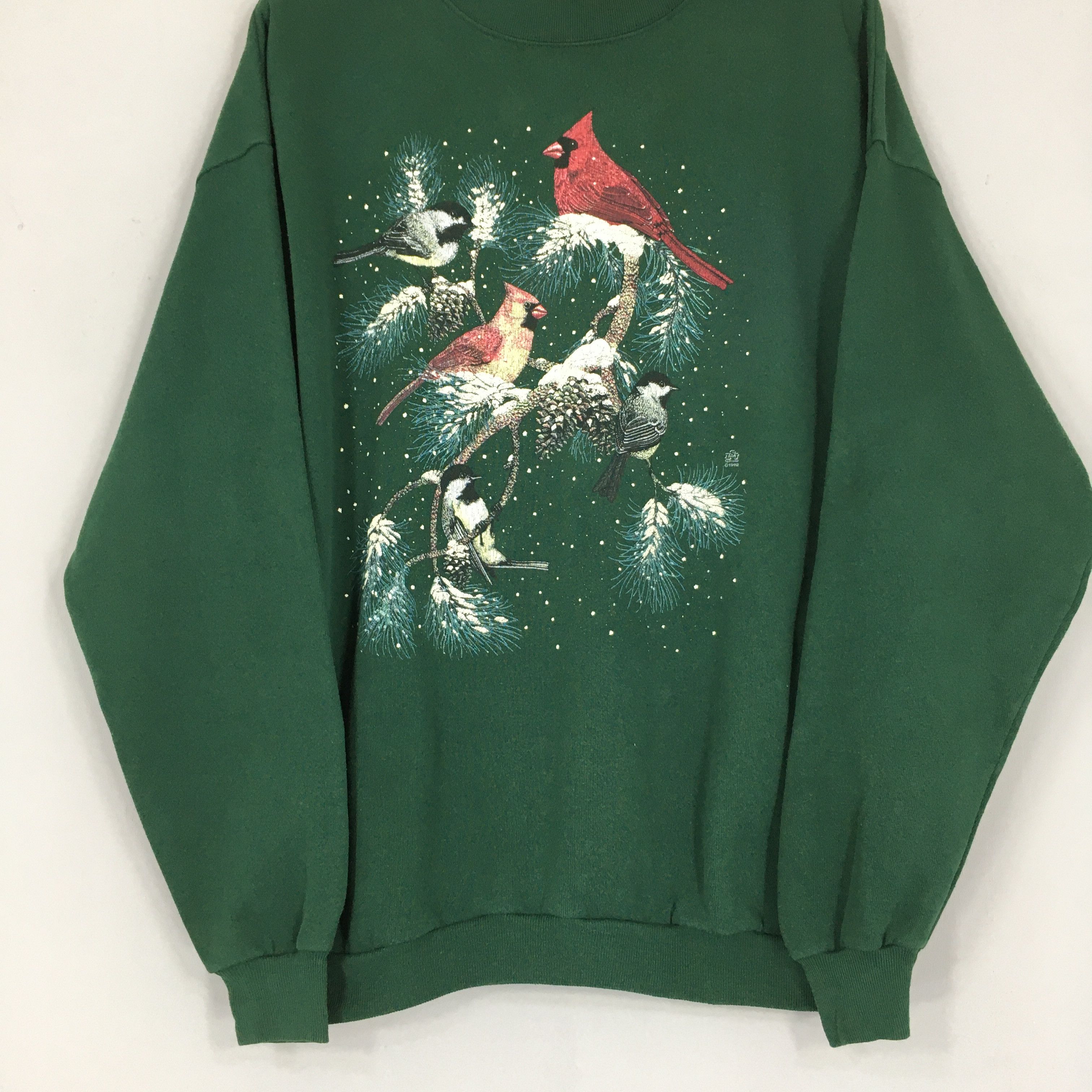 Habitat Vintage 90s Red Cardinals Snowbirds Sweatshirt XLarge Size US XL / EU 56 / 4 - 3 Thumbnail