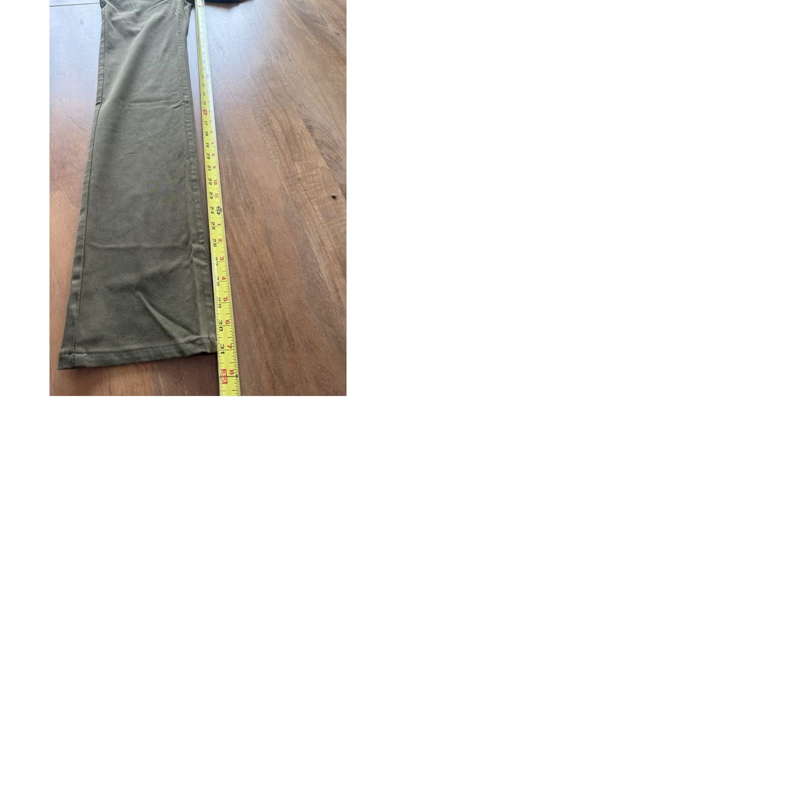 Dolce & Gabbana VINTAGE Dolce&Gabbana Slim Straight Pants Womens 26x31 Green Chino Logo Zipper Pocket Casual City 90s Mens Women Girls Size 26" / US 2 / IT 38 - 9 Thumbnail