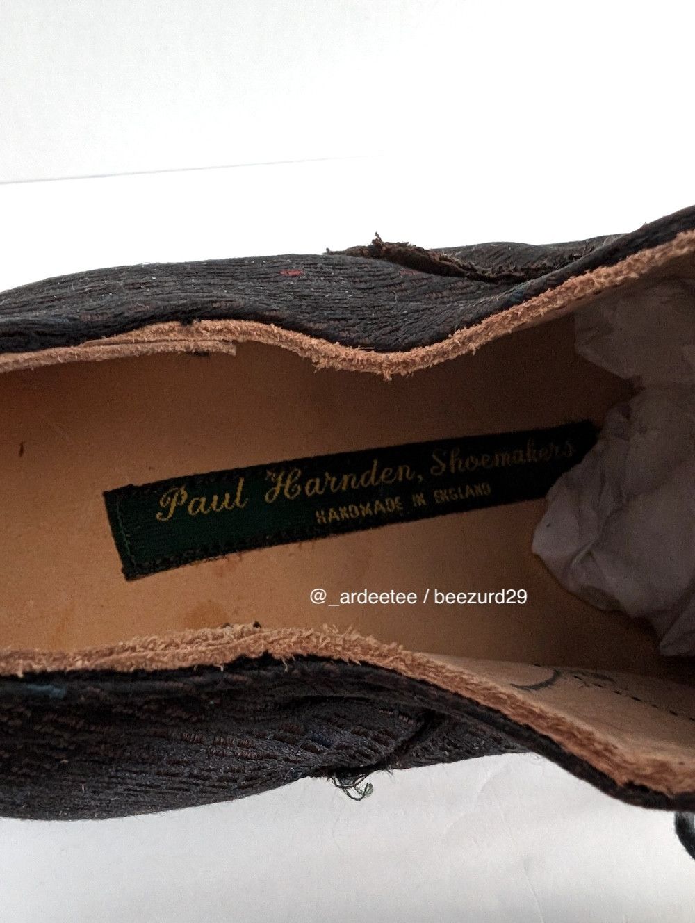 Paul Harnden Shoemakers *NEW* BLACK LACE AND LEATHER HEELED DERBY Size US 6 / IT 36 - 6 Thumbnail