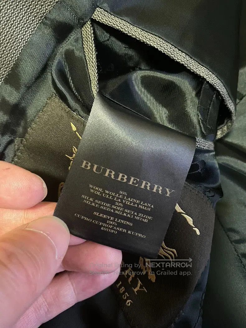 Burberry Burberry Gray Wool Silk Blazer. Size US M / EU 48-50 / 2 - 8 Thumbnail