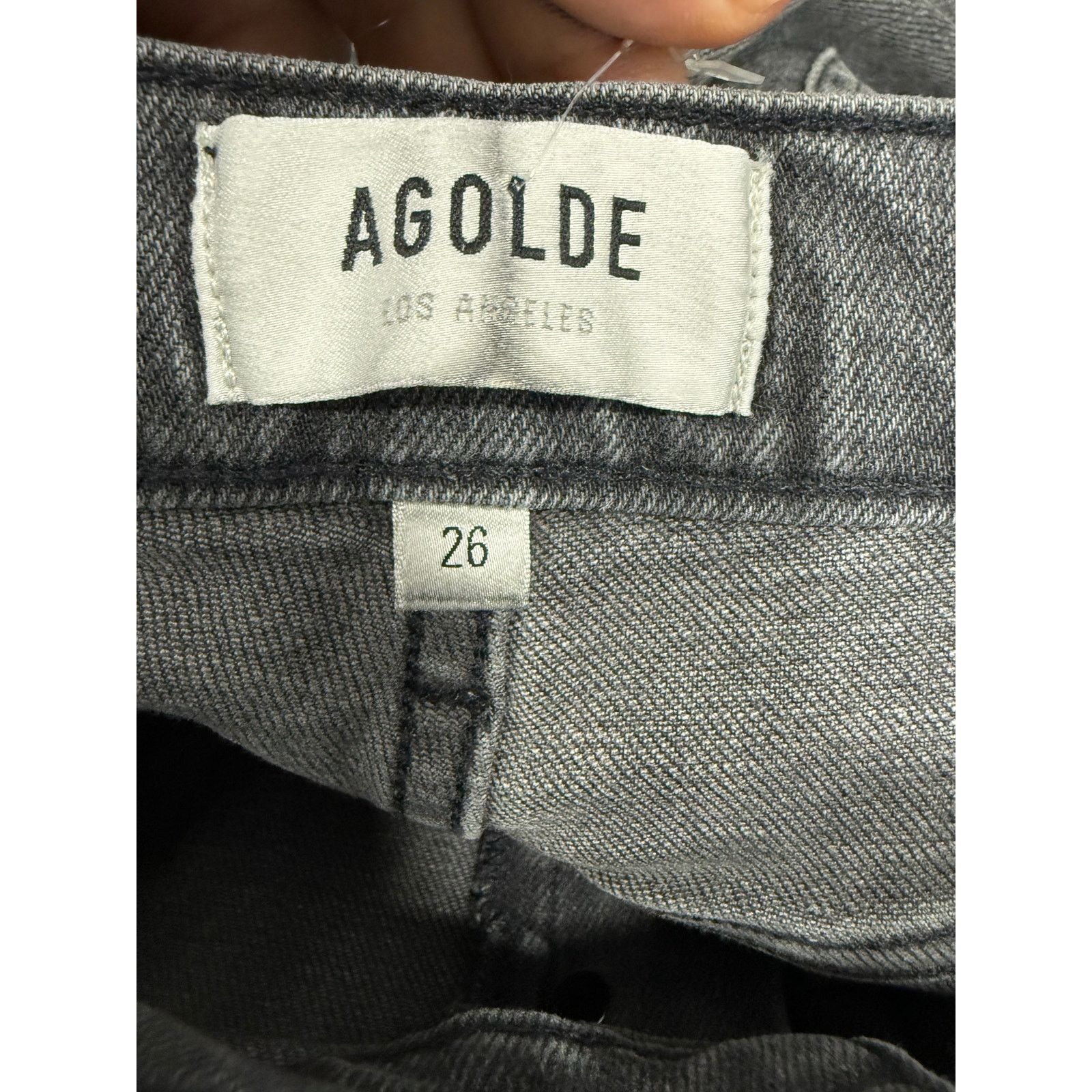 Agolde Agolde Women’s Jeans sz 26 High Rise Riley Crop #G584 Size 26" / US 2 / IT 38 - 7 Thumbnail