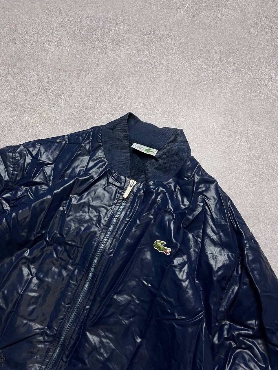 Vintage Lacoste Nylon Bomber Jacket Rare L