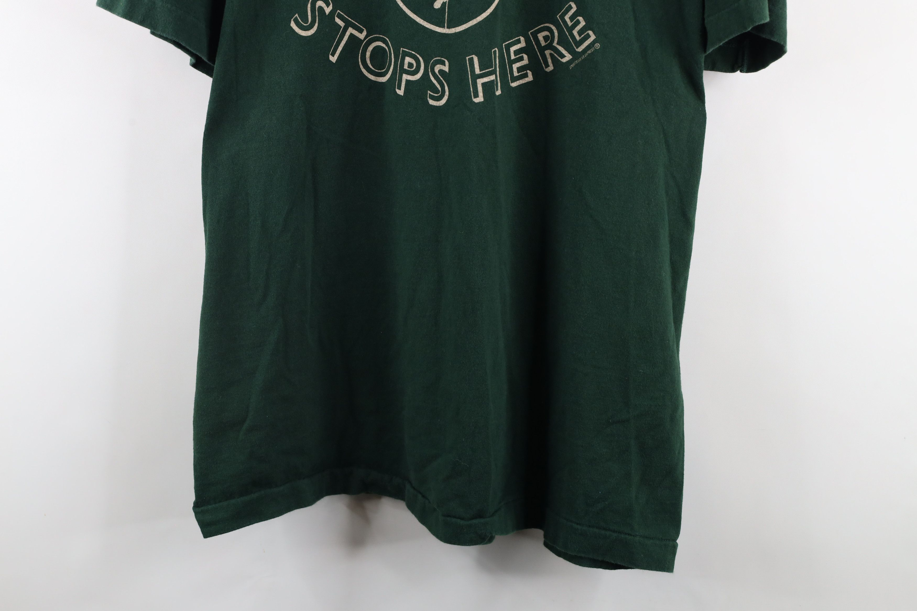 Vintage Vintage 90s Streetwear Buck Stops Here Deer Hunting T-Shirt Size US XXL / EU 58 / 5 - 3 Thumbnail