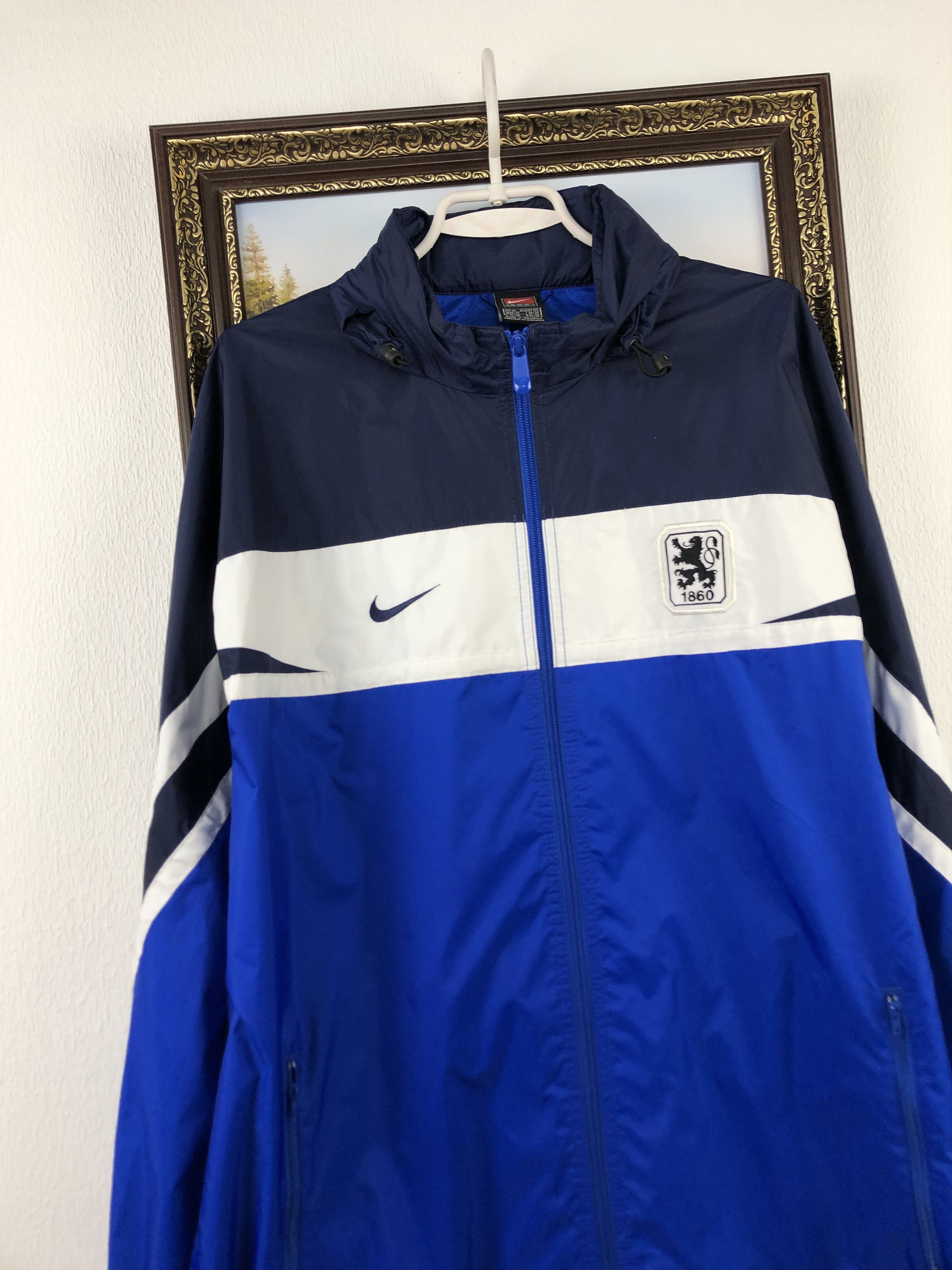 Nike Vintage 1860 Munich Football Jacket Soccer Track Top Zip Size US XL / EU 56 / 4 - 3 Thumbnail
