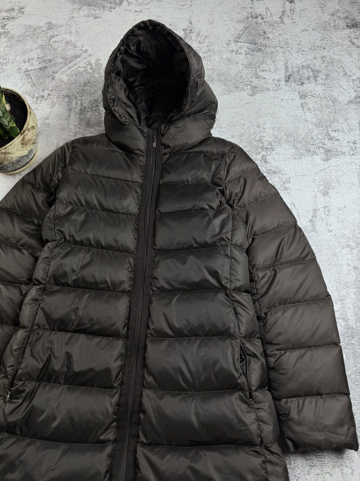 Moncler Moncler Brown Women’s Small Outdoor Hooded Long Down Parka Coat Jacket Puffer Size S / US 4 / IT 40 - 6 Thumbnail