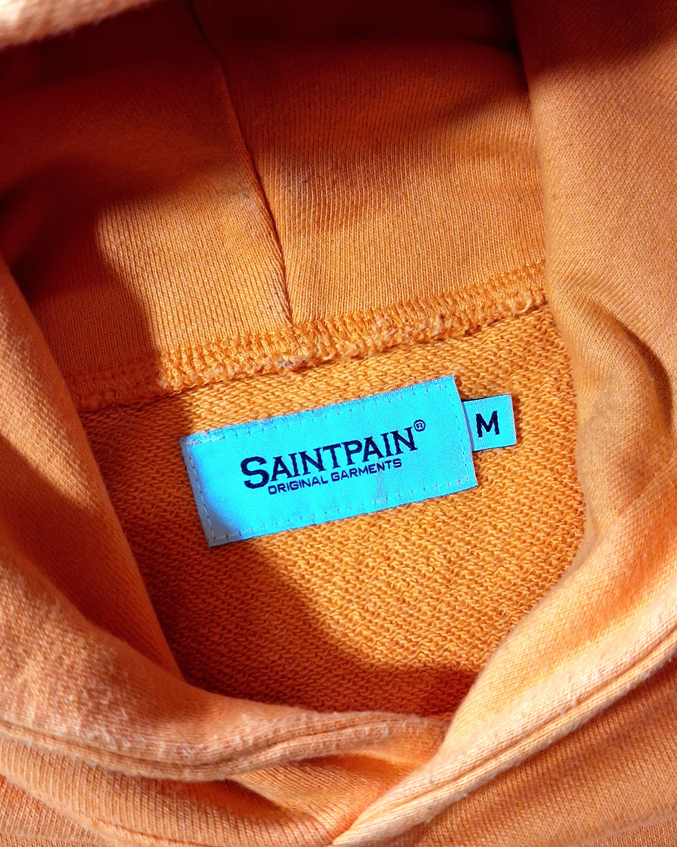 Vintage SAINTPAIN WORKS IDEAL HOOD LS ORANGE 2017 Size US XL / EU 56 / 4 - 9 Thumbnail