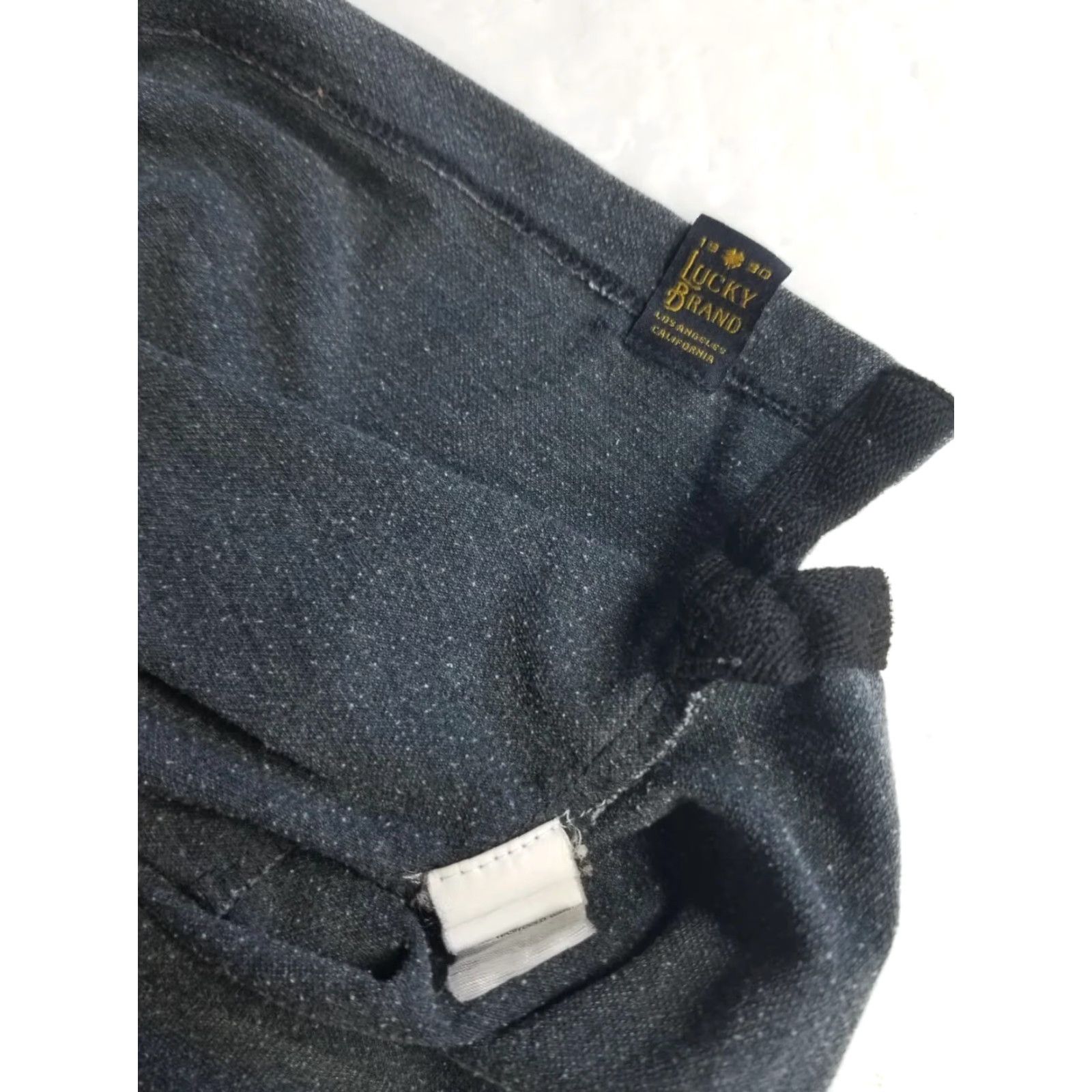 Lucky Brand VINTAGE Lucky Brand Venice Burnout Polo Shirt Mens XL Short Sleeve Gray Cotton Polyester Regular All Seasons Lightweight Men Size US XL / EU 56 / 4 - 7 Thumbnail