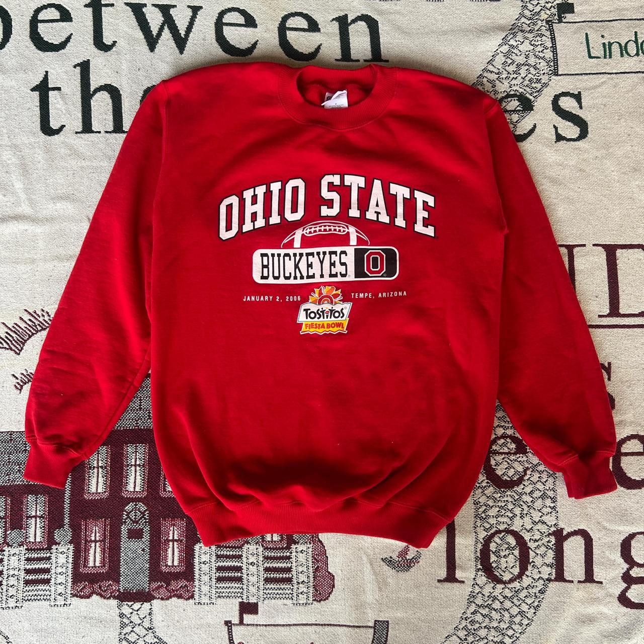 Vintage Vintage Y2K Gildan Ohio State Buckeyes Fiesta Bowl Hoodie Size US S / EU 44-46 / 1 - 1 Thumbnail