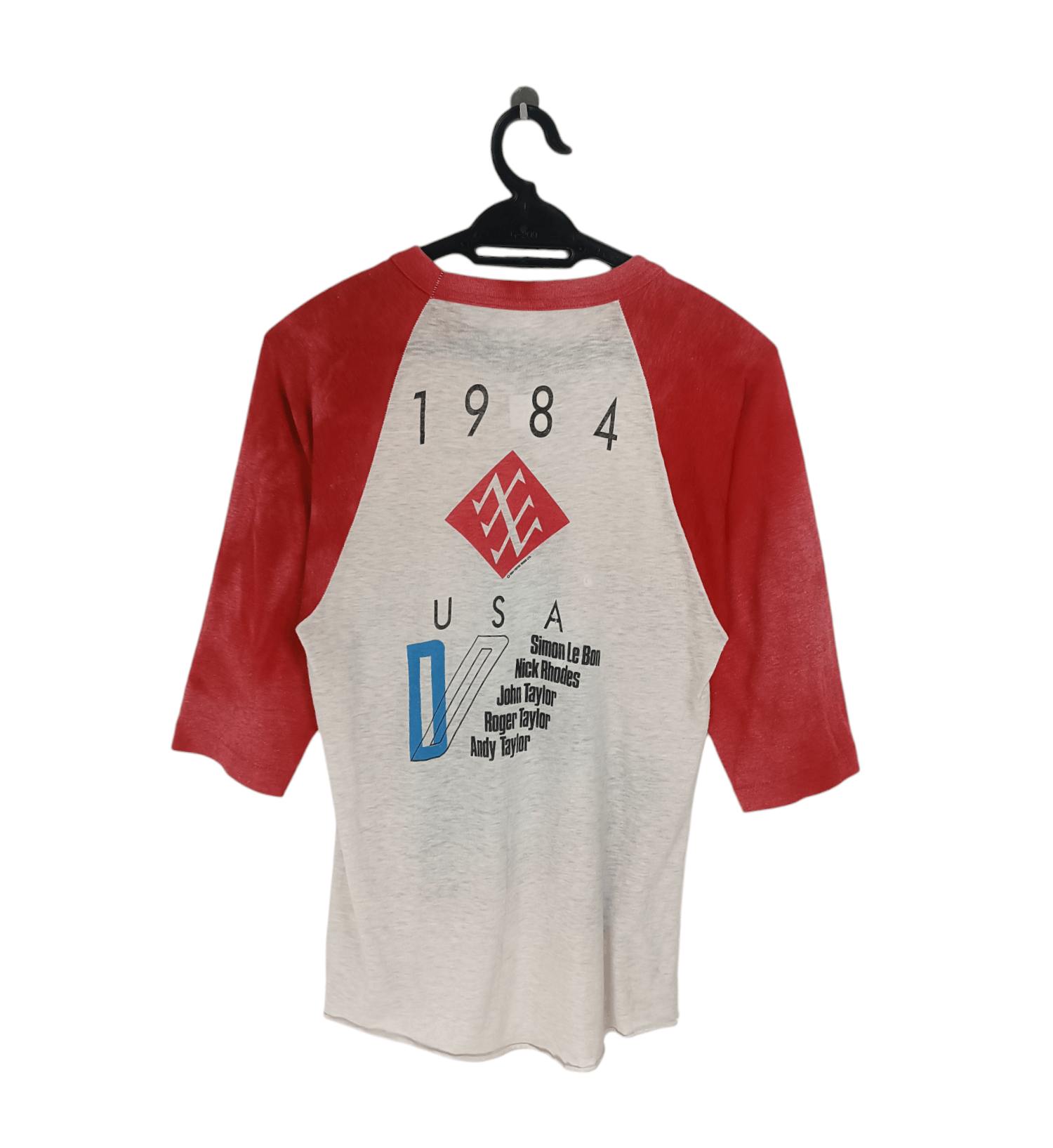 Vintage VINTAGE '84 DURAN DURAN 7 RAGED TIGER FADED 3Q TEE VERY RARE Size US S / EU 44-46 / 1 - 2 Thumbnail